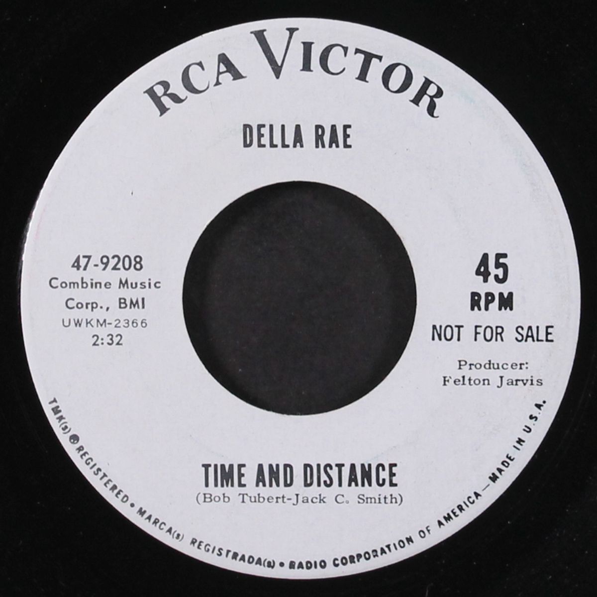 that's the way a man is / time and distance by DELLA RAE