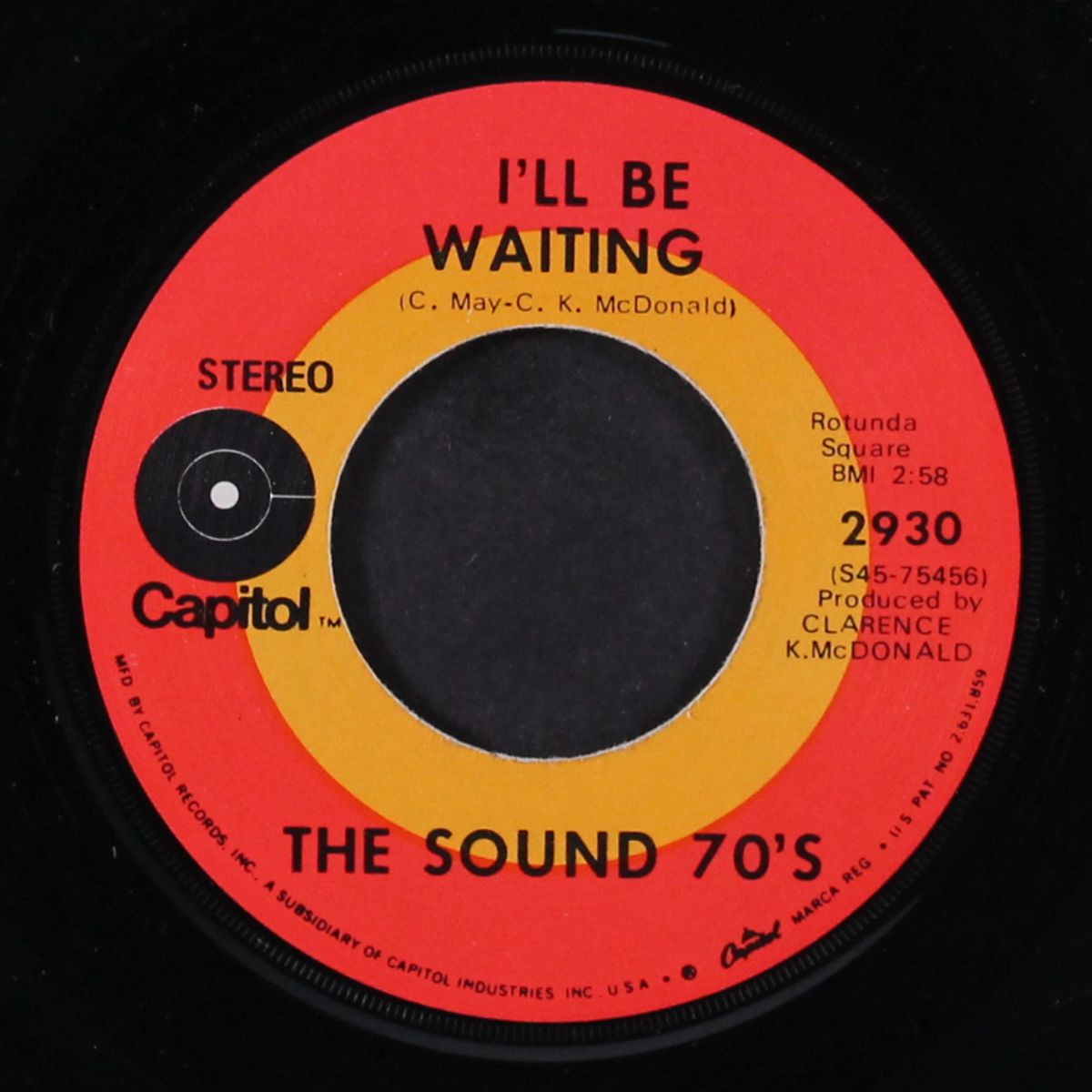 i'll be waiting / it's for real by SOUND 70'S
