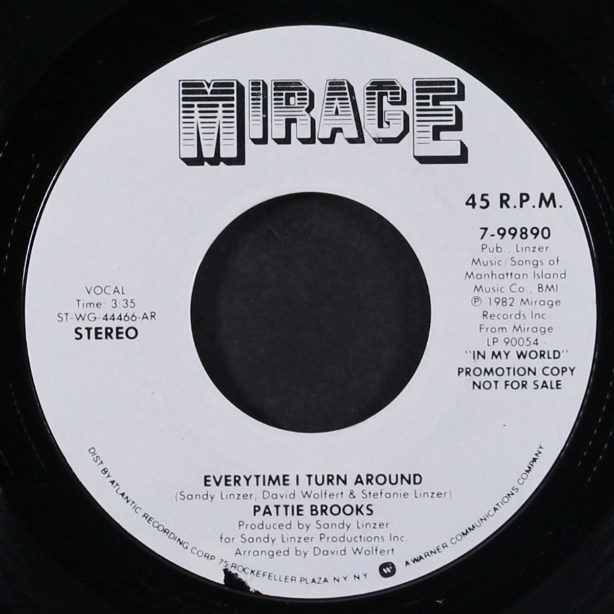 everytime i turn around / same by PATTIE BROOKS