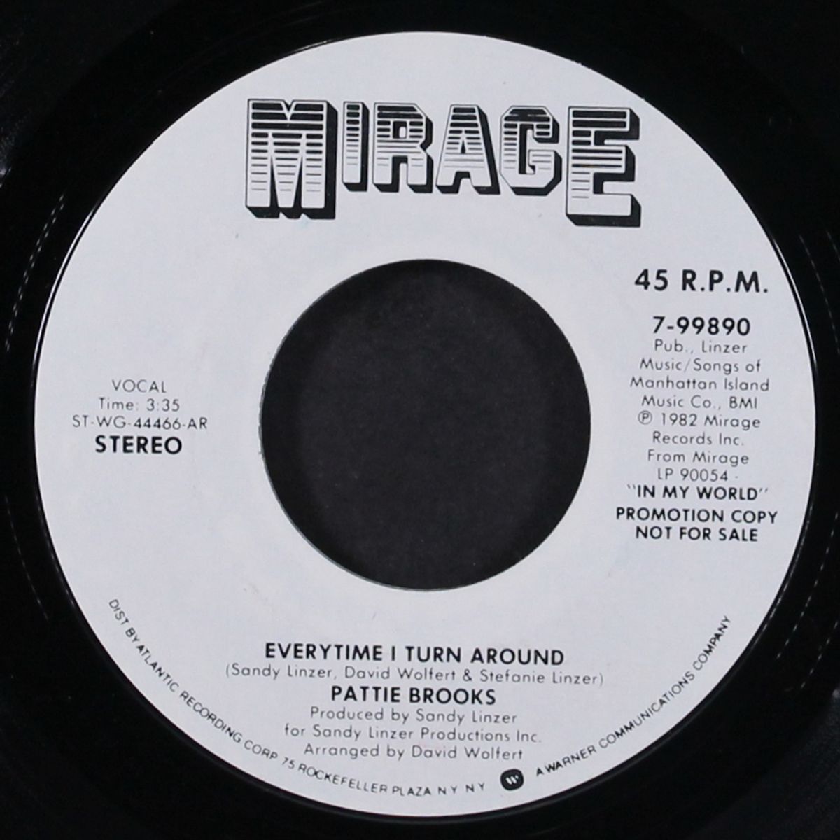 everytime i turn around / same by PATTIE BROOKS