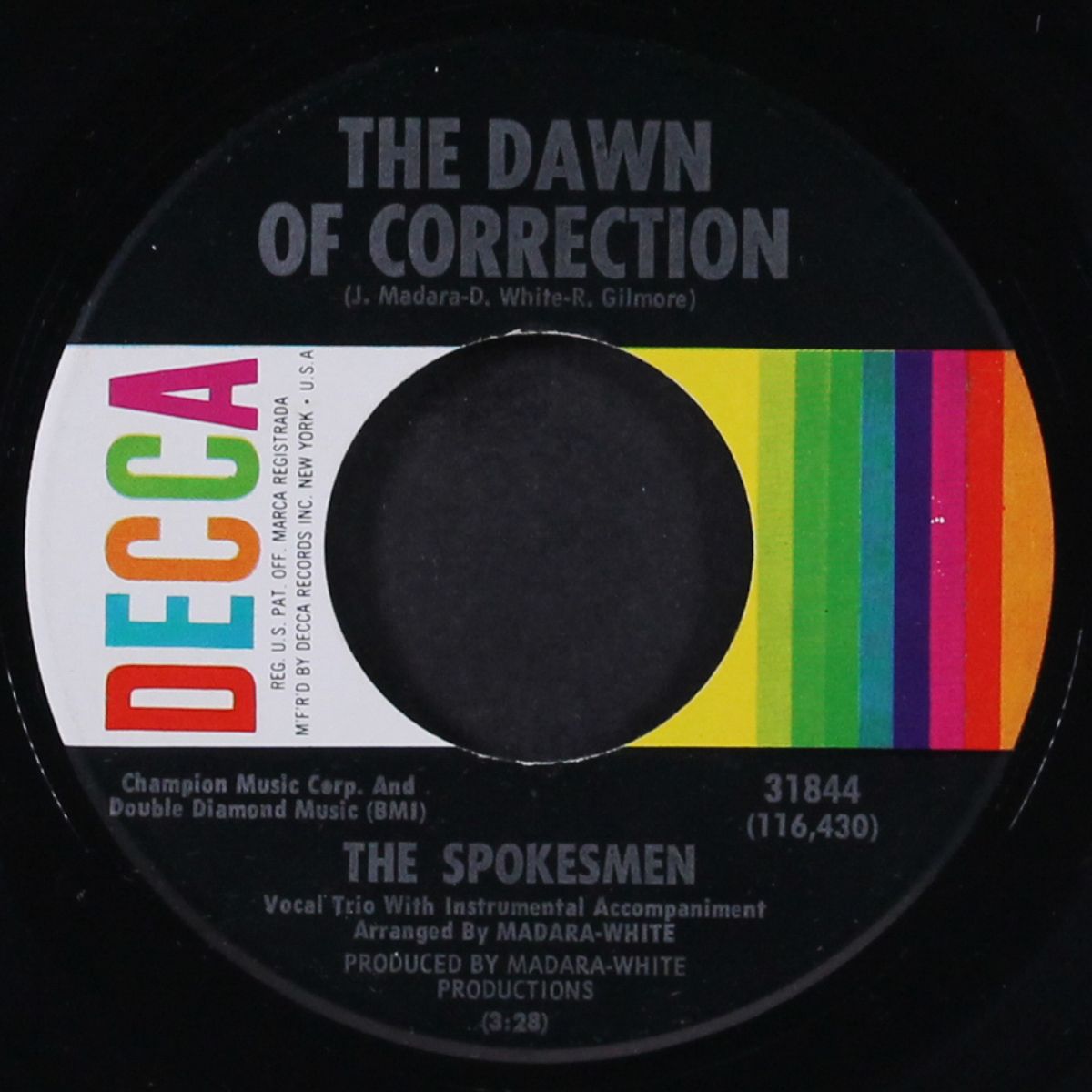 the dawn of correction / for you babe by SPOKESMEN