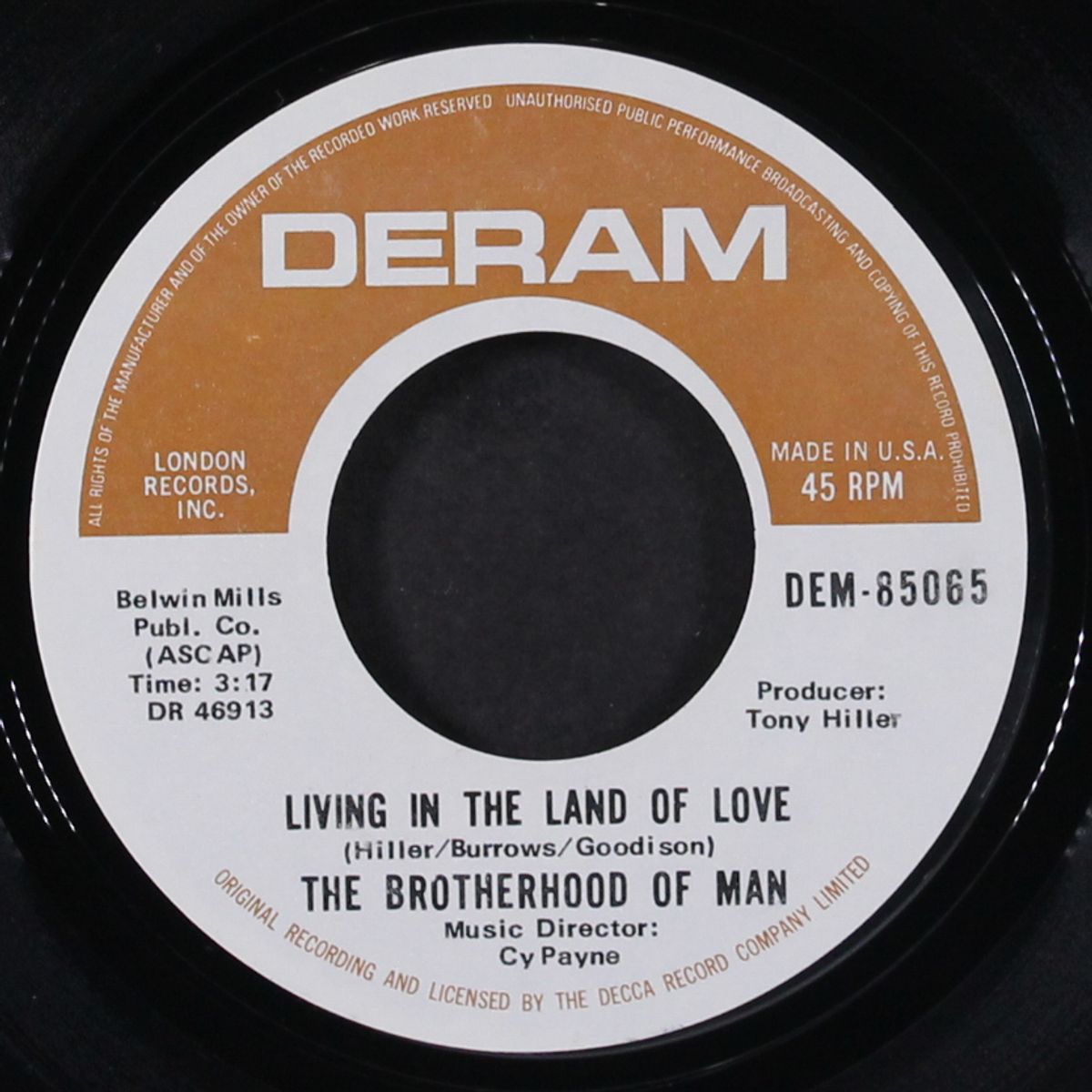 living in the land of love by BROTHERHOOD OF MAN