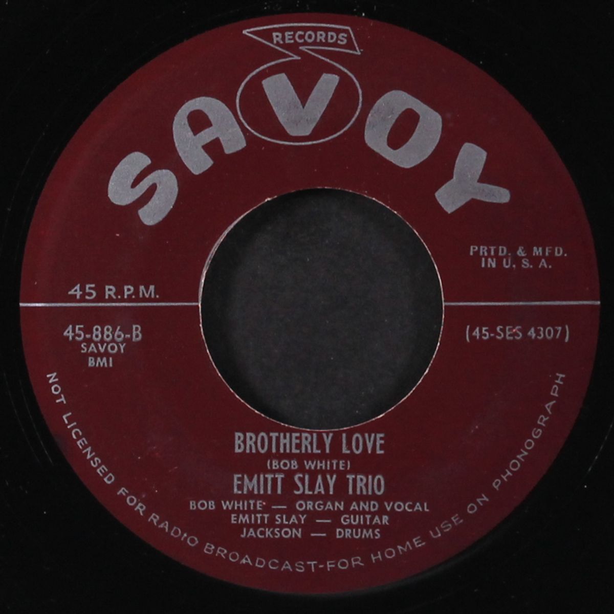 my kind of woman / brotherly love by EMITT SLAY TRIO