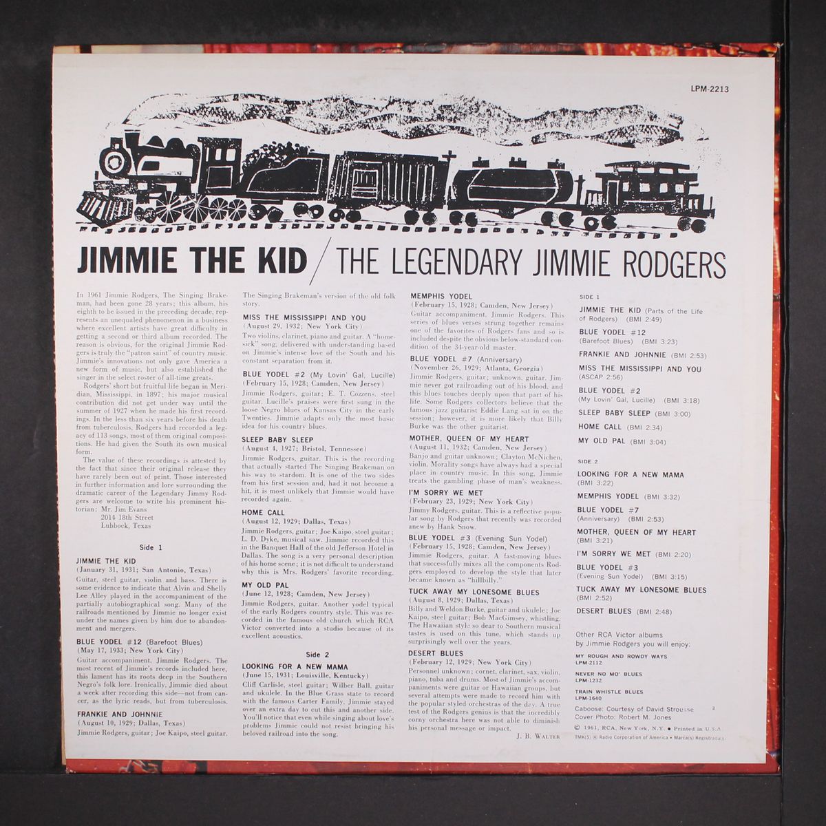 jimmie the kid by JIMMIE RODGERS