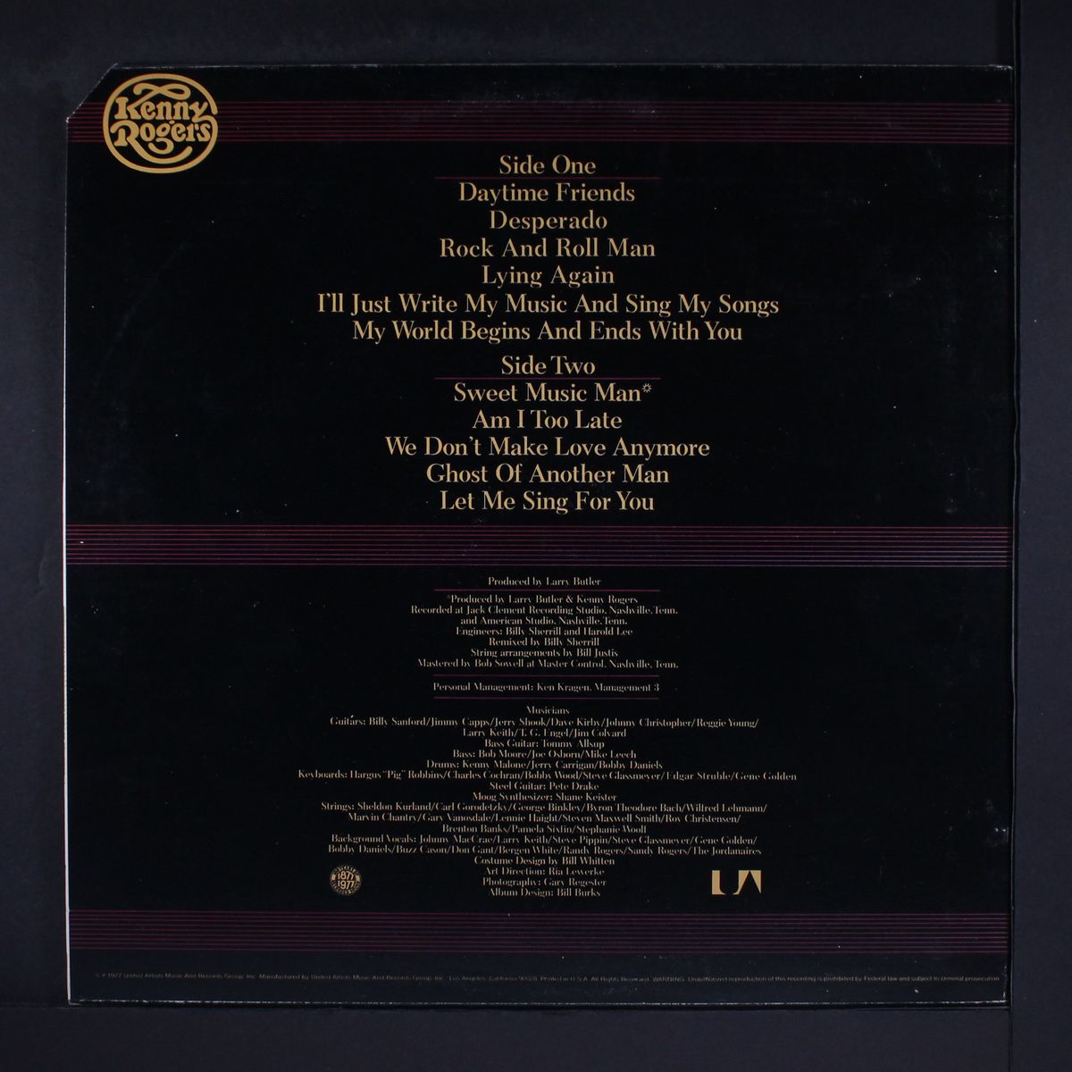 daytime friends by KENNY ROGERS