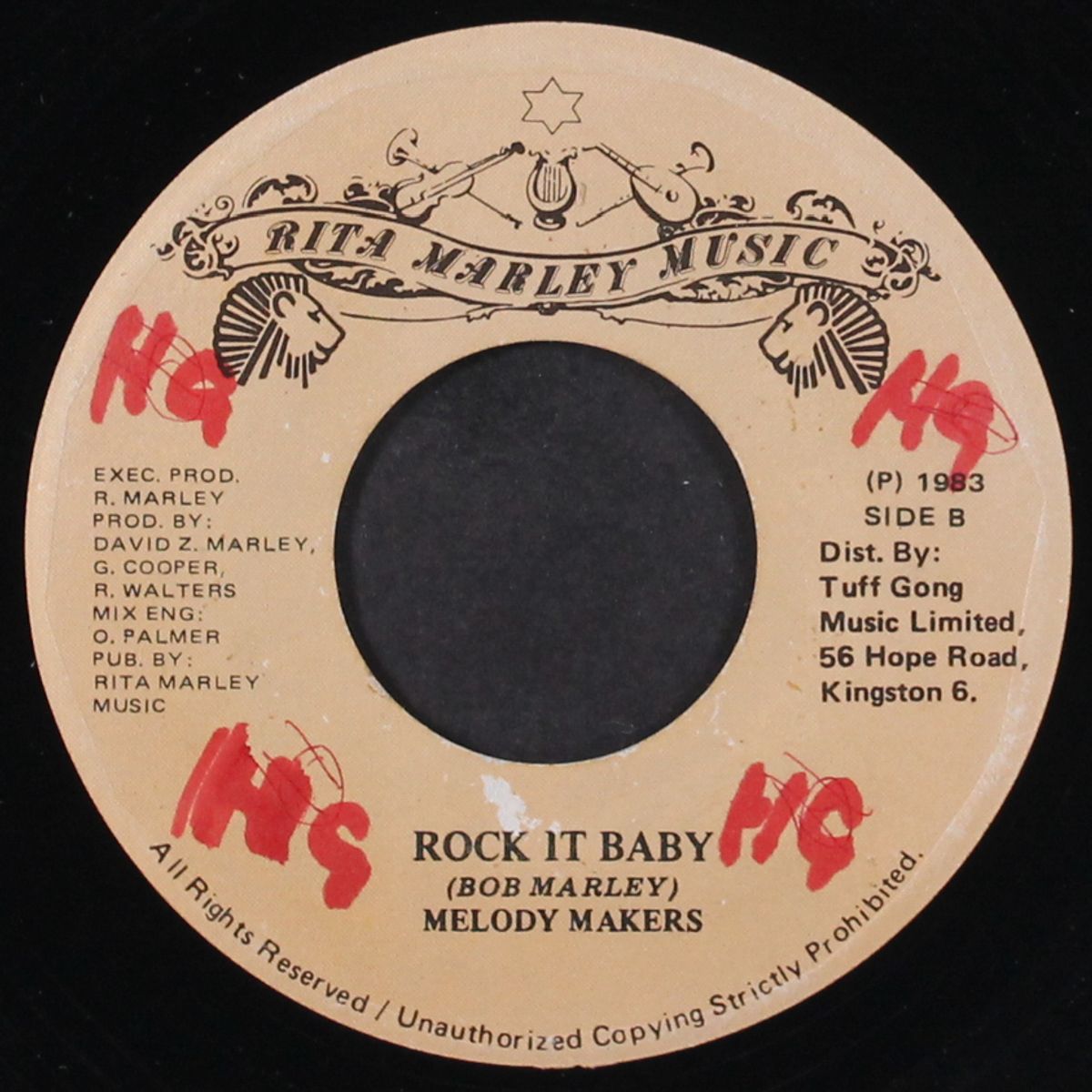 reggae is now / rock it baby by MELODY MAKERS