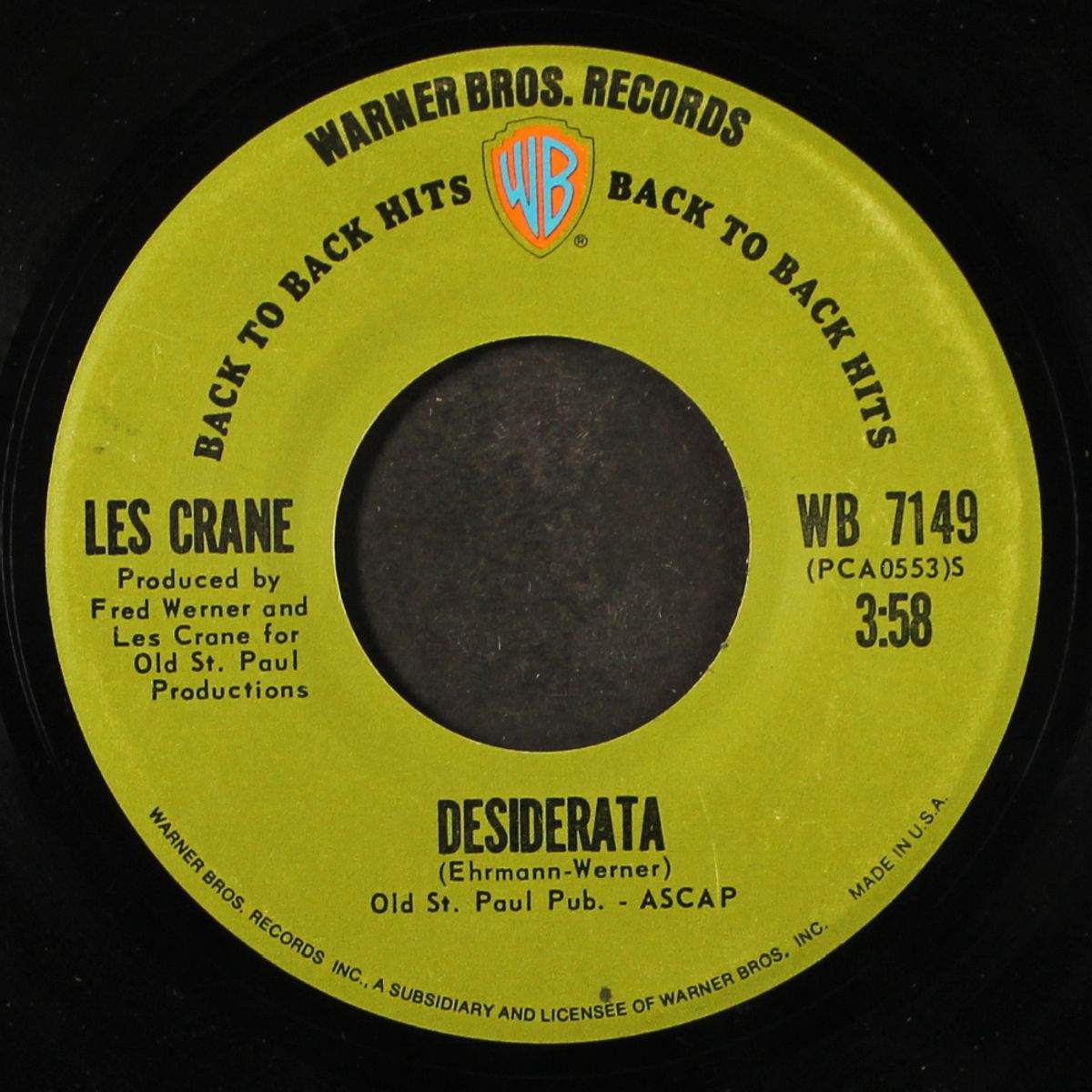 desiderata / esperanza by LES CRANE
