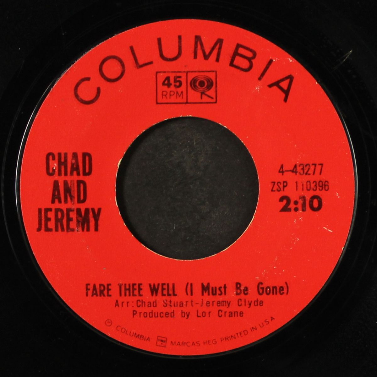 before and after / fare thee well by CHAD & JEREMY