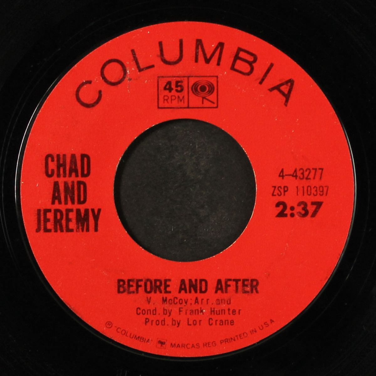 before and after / fare thee well by CHAD & JEREMY