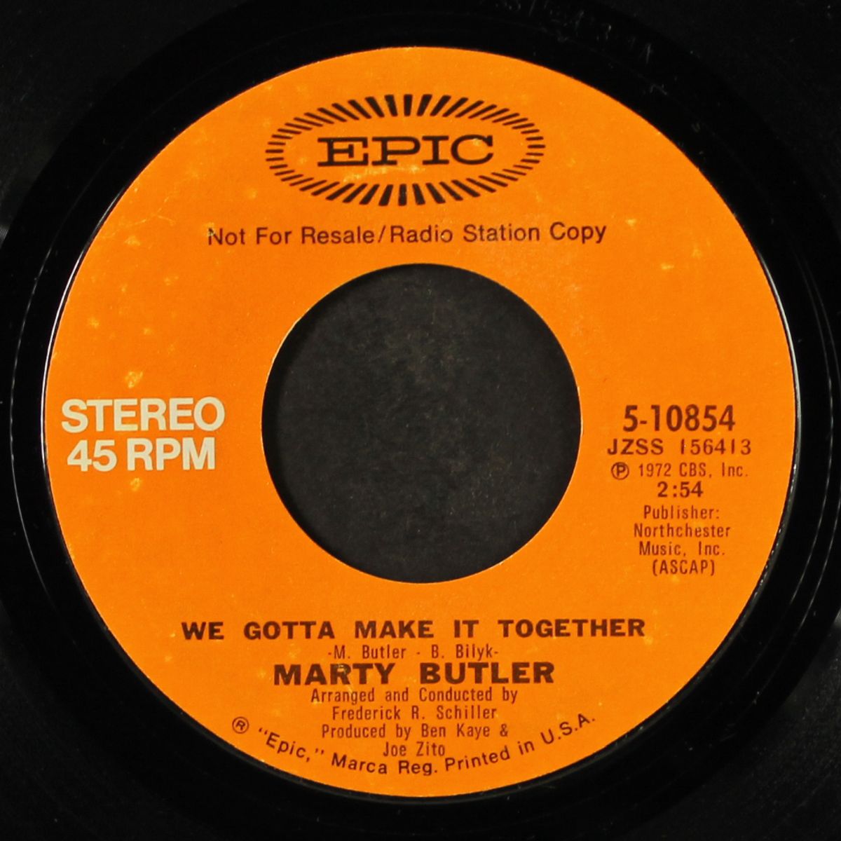 we gotta make it together / mono by MARTY BUTLER