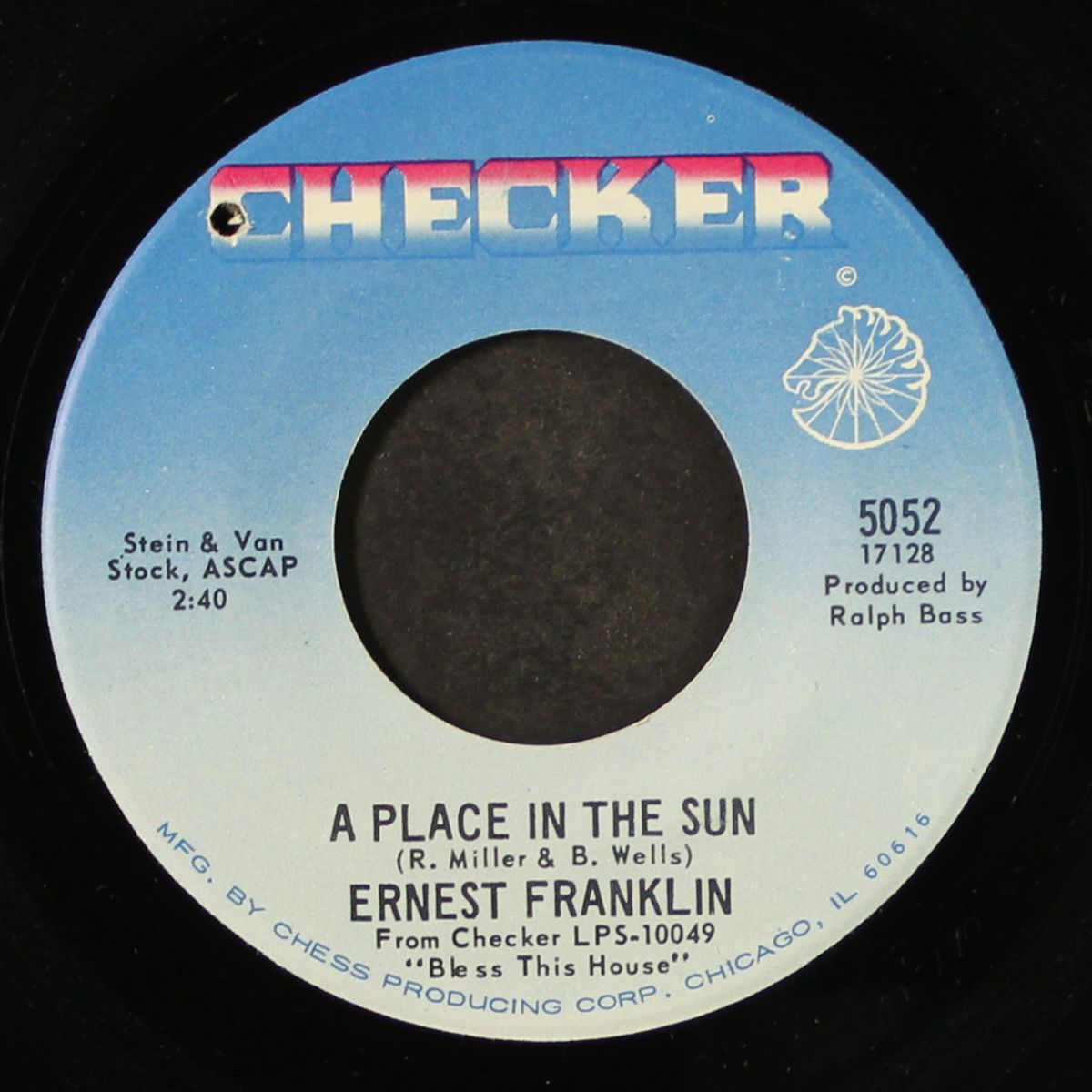 since jesus came into my heart / a place in the sun by ERNEST FRANKLIN