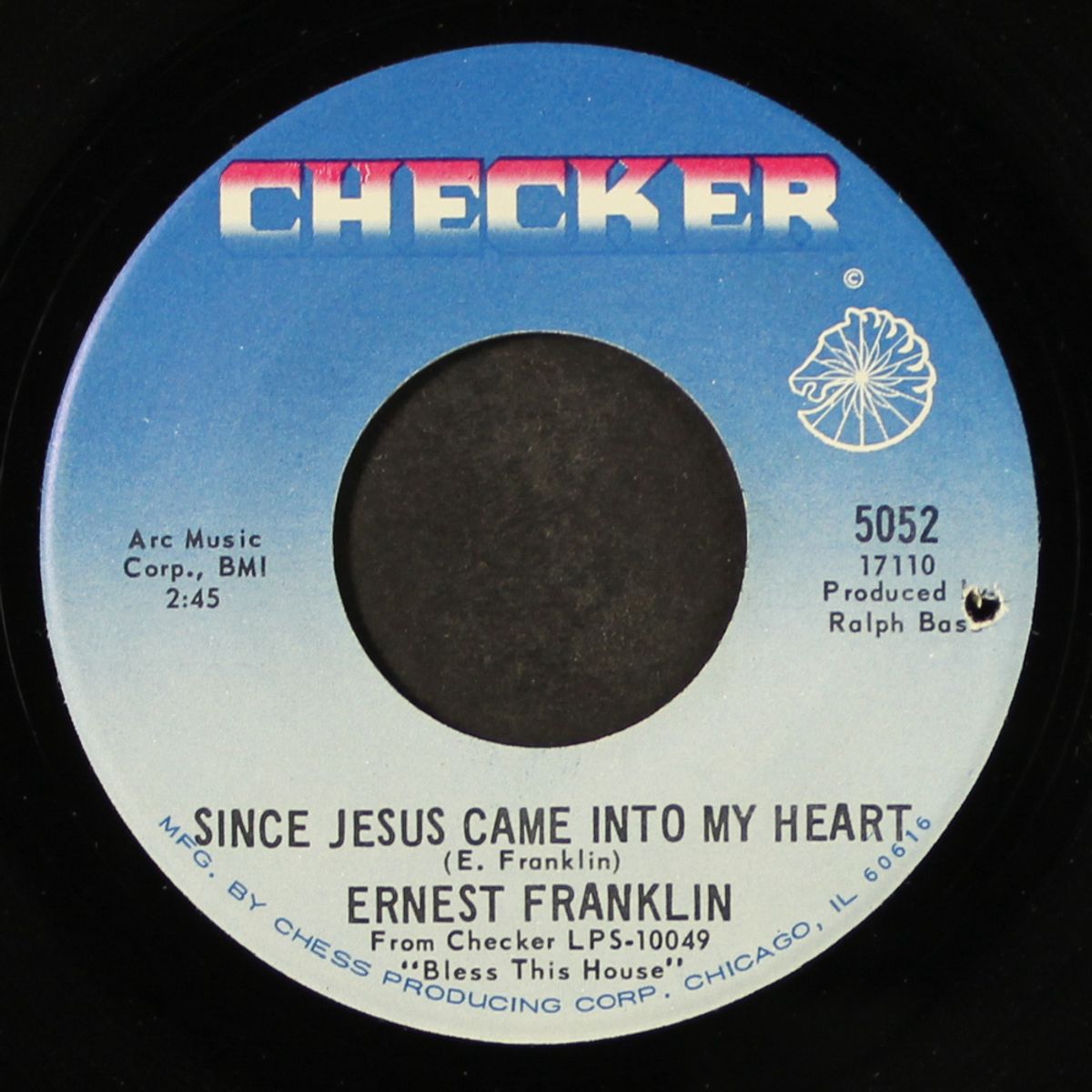since jesus came into my heart / a place in the sun by ERNEST FRANKLIN