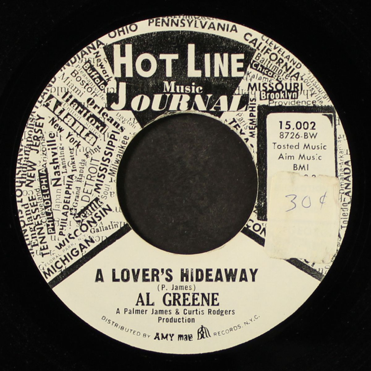 i'll be good to you / a lover's hideaway by AL GREENE