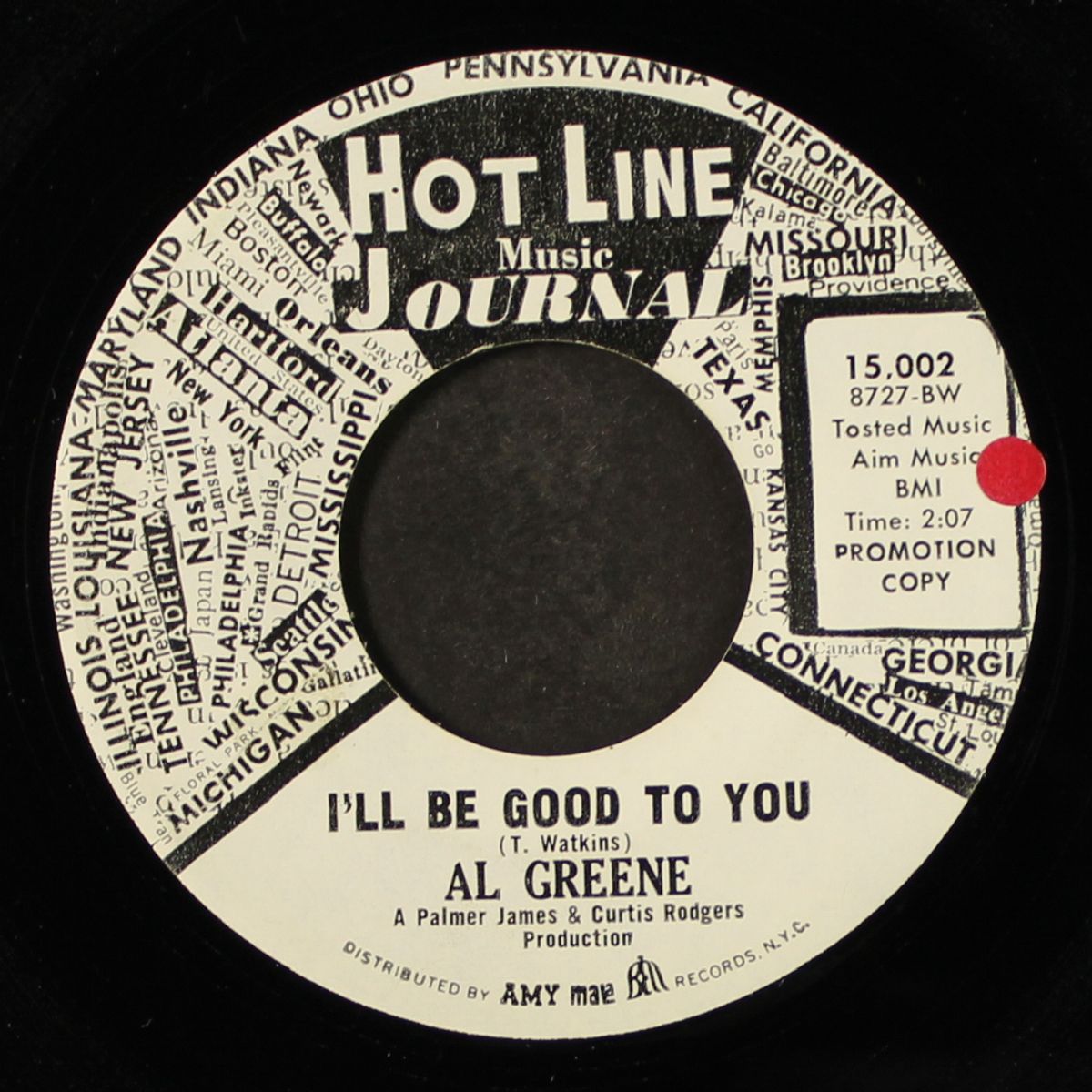 i'll be good to you / a lover's hideaway by AL GREENE