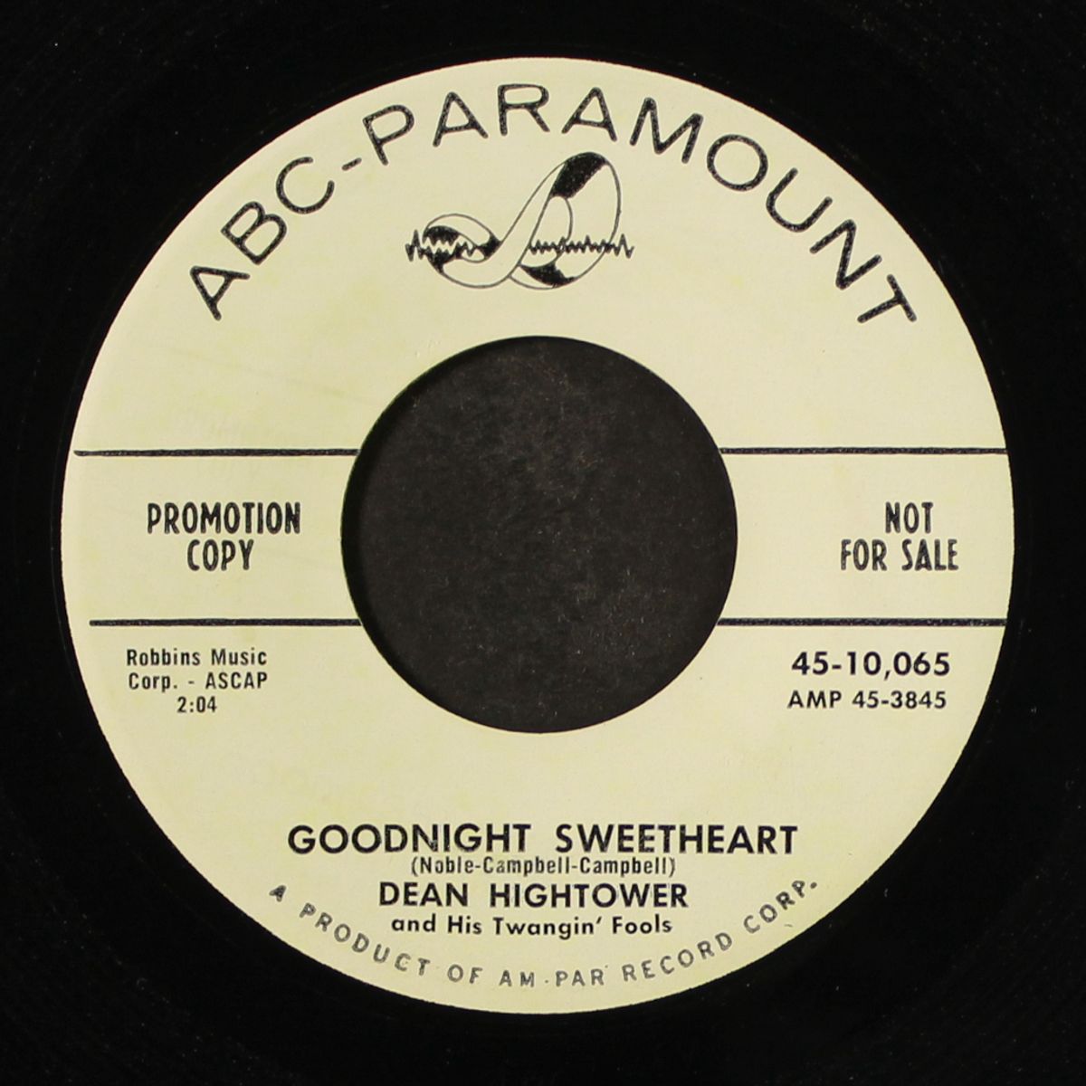 twangin' fool / goodnight sweetheart by DEAN HIGHTOWER