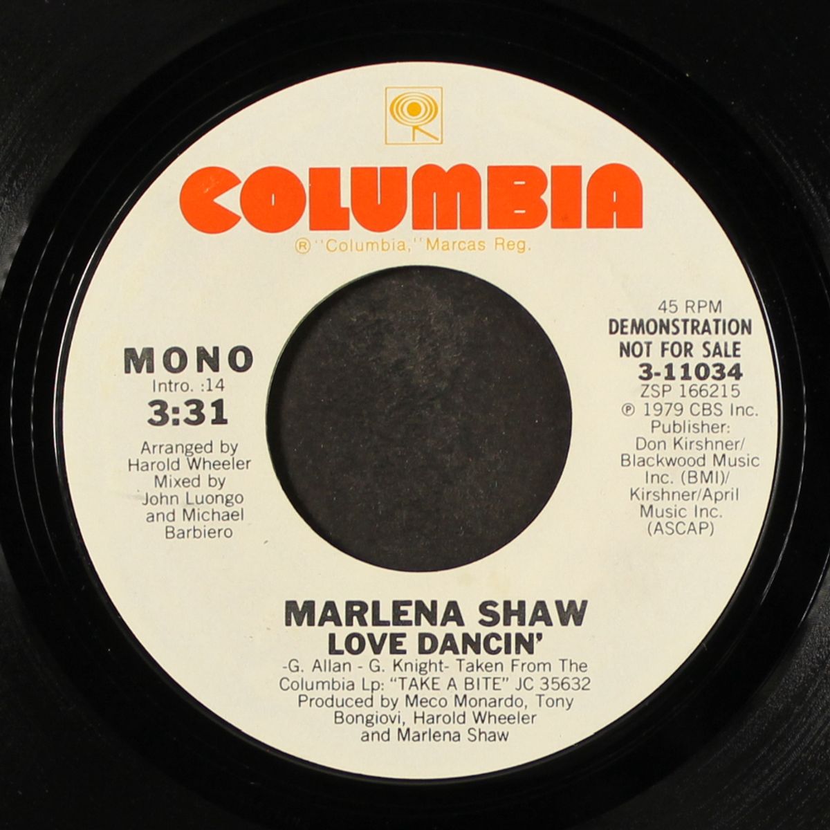 love dancin' / mono by MARLENA SHAW