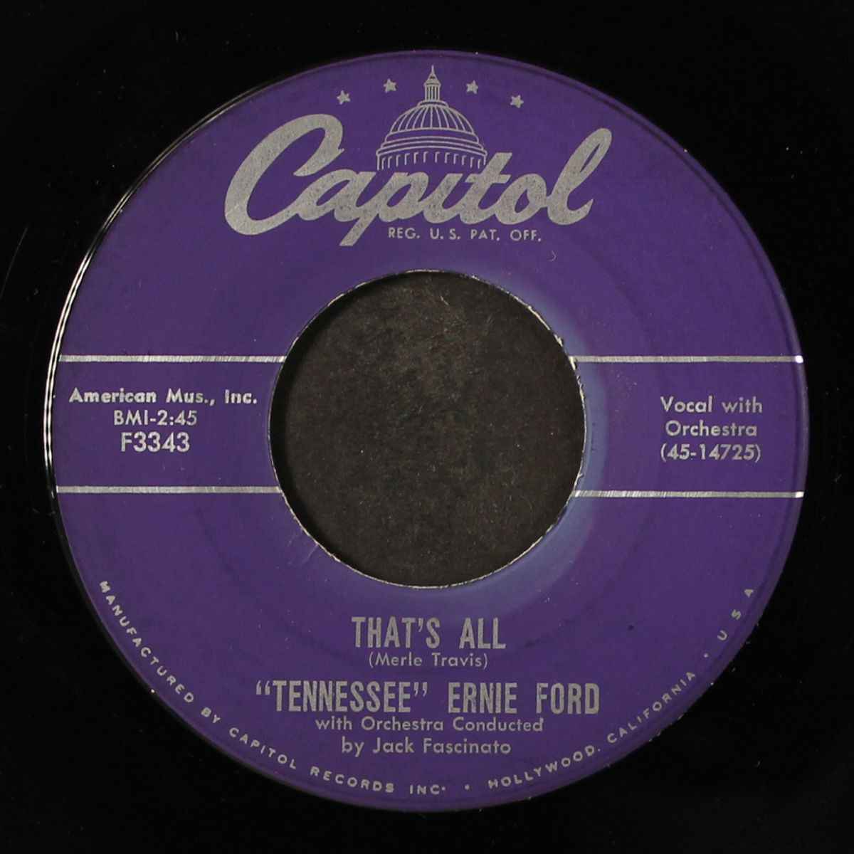 bright lights and blond-haired women by TENNESSEE ERNIE FORD