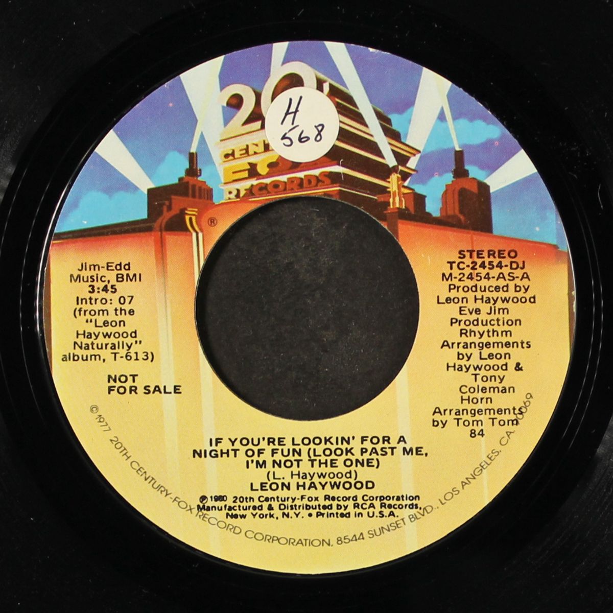 if you're lookin' for a night of fun by LEON HAYWOOD