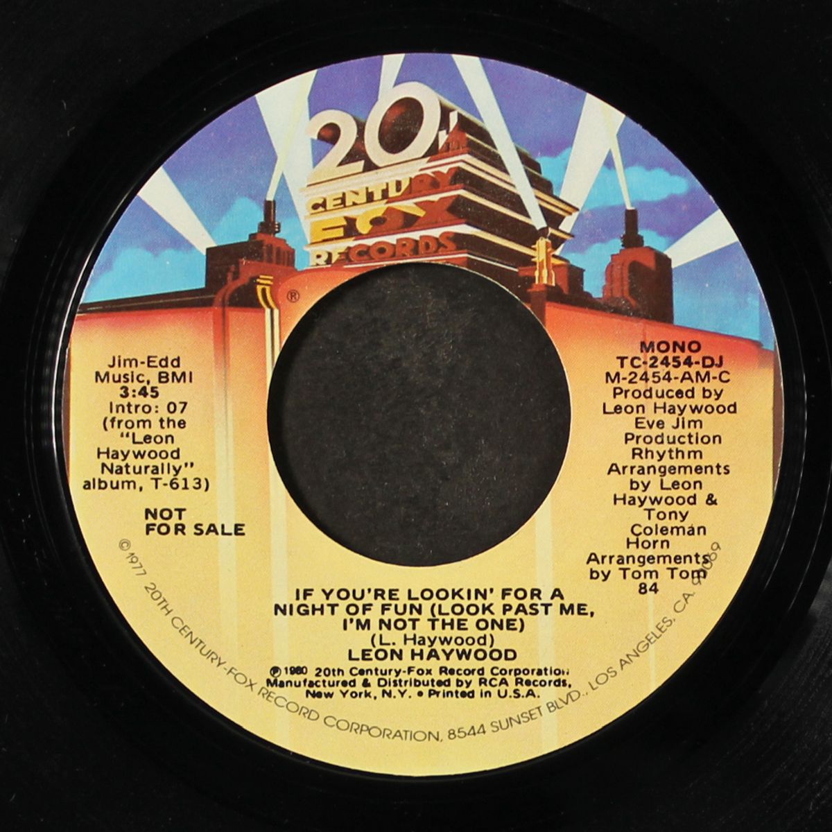 if you're lookin' for a night of fun by LEON HAYWOOD