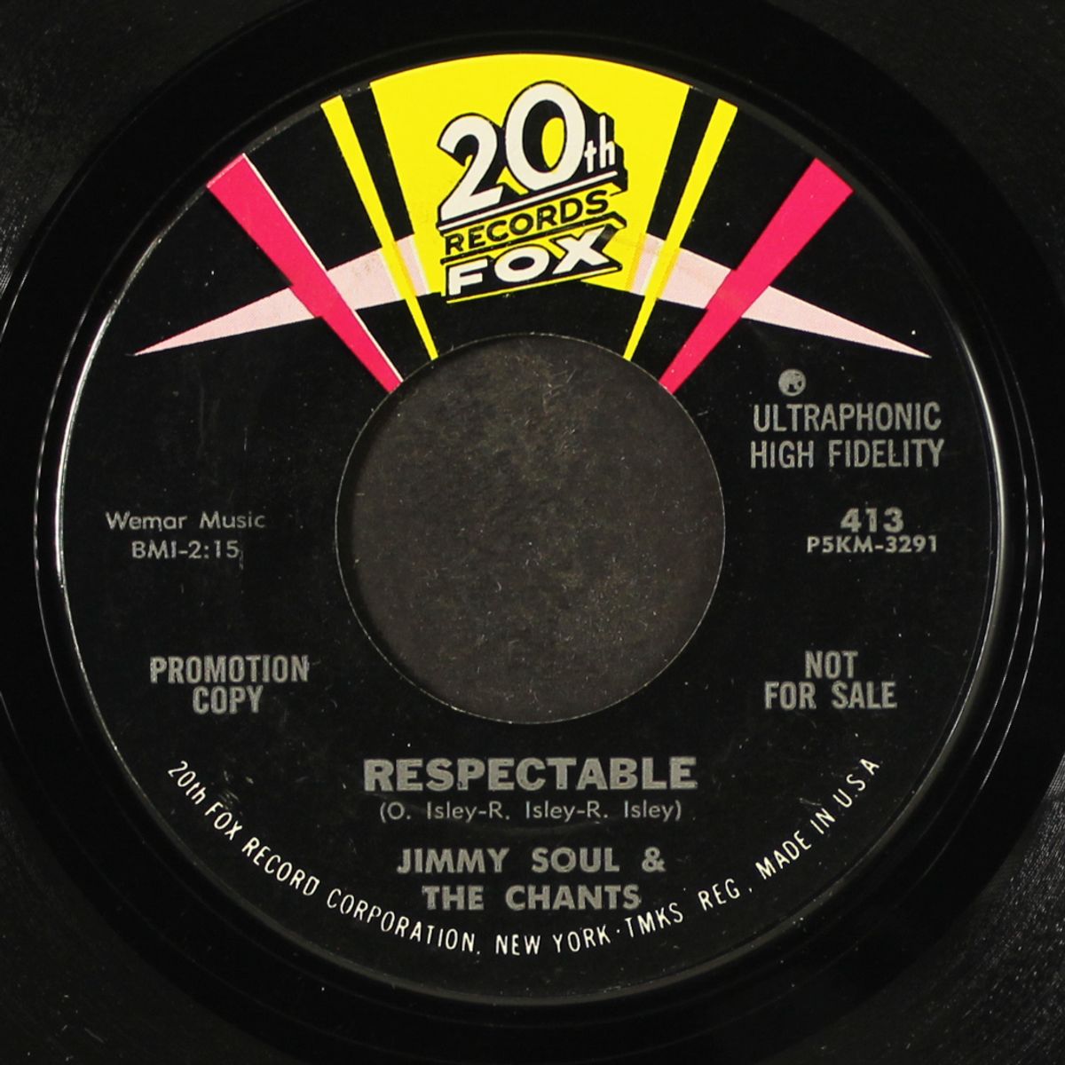 respectable / i wish i could dance by JIMMY SOUL & CHANTS