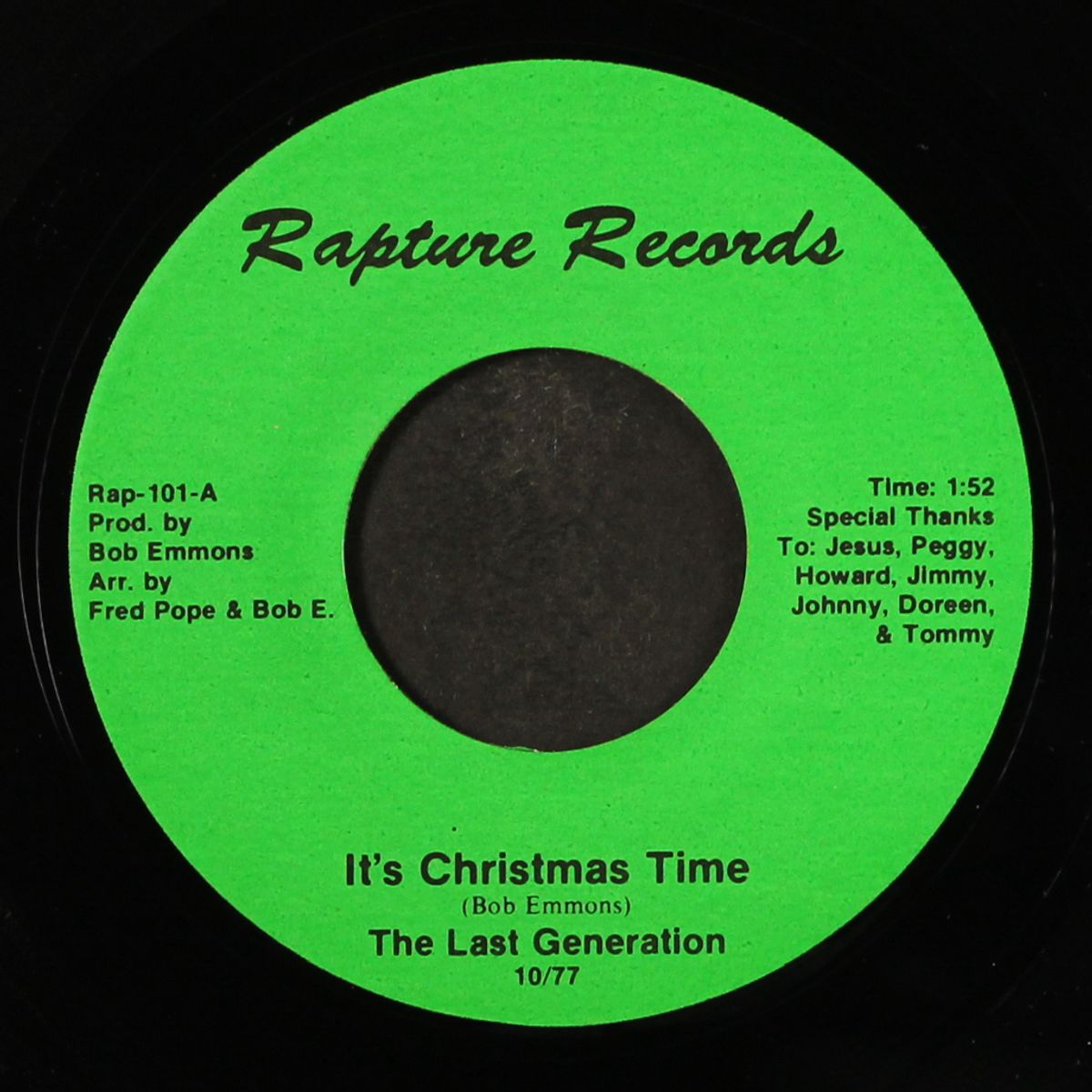 the bells are ringing out / it's christmas time by LAST GENERATION