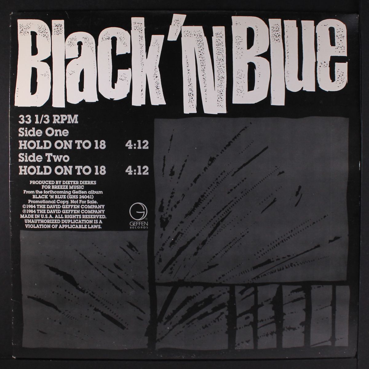 hold on to 18 / same by BLACK 'N BLUE
