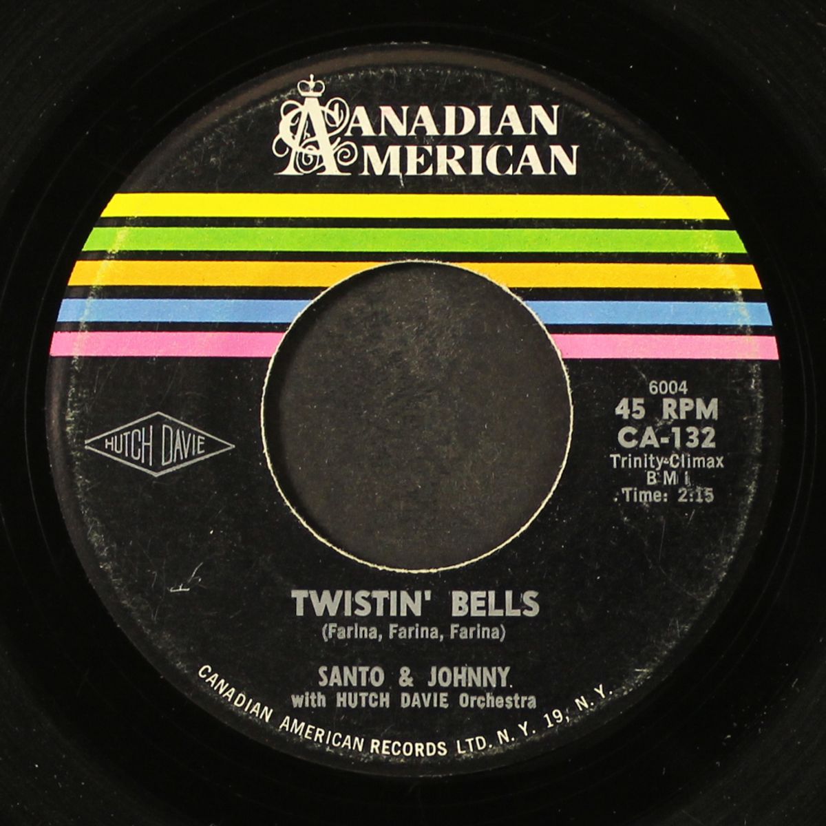 christmas day / twistin' bells by LINDA SCOTT / SANTO & JOHNNY