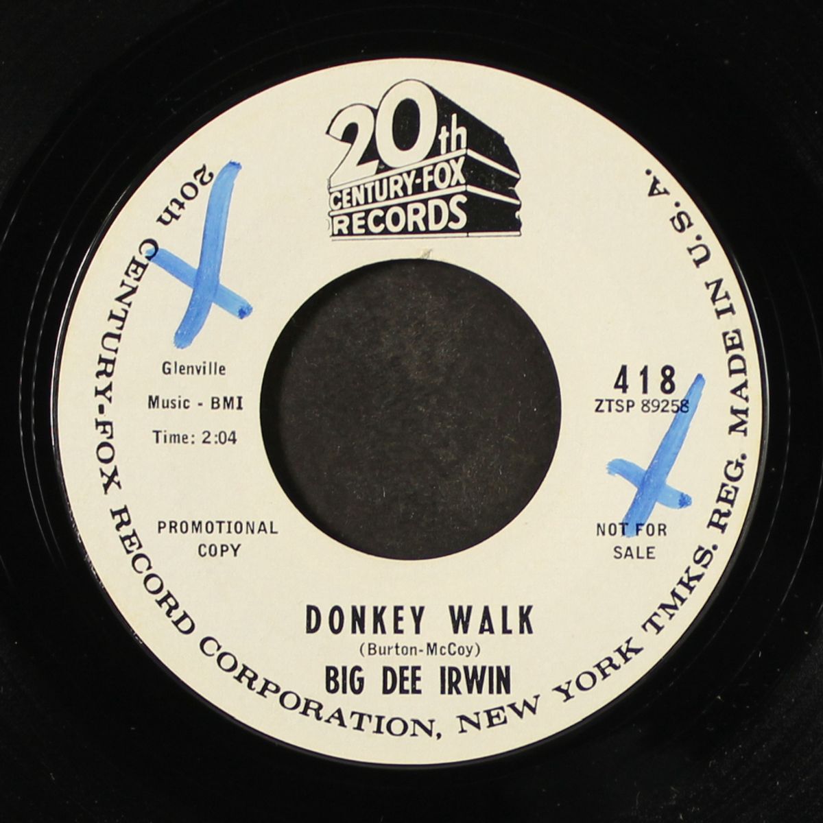 donkey walk / someday you'll understand why by BIG DEE IRWIN