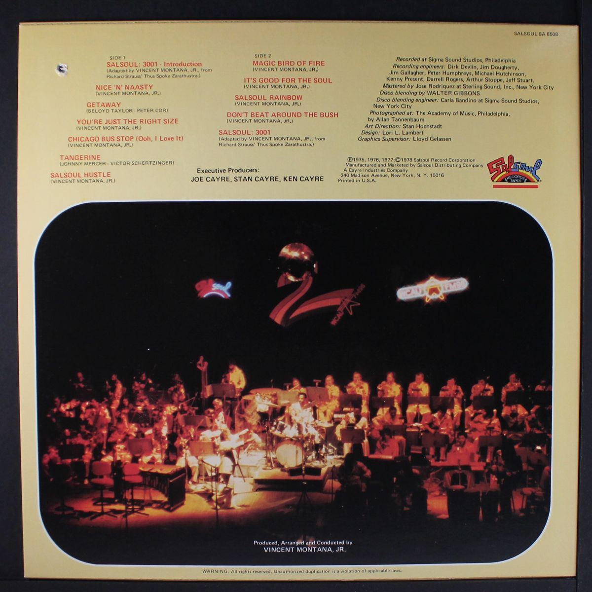 greatest disco hits by SALSOUL ORCHESTRA