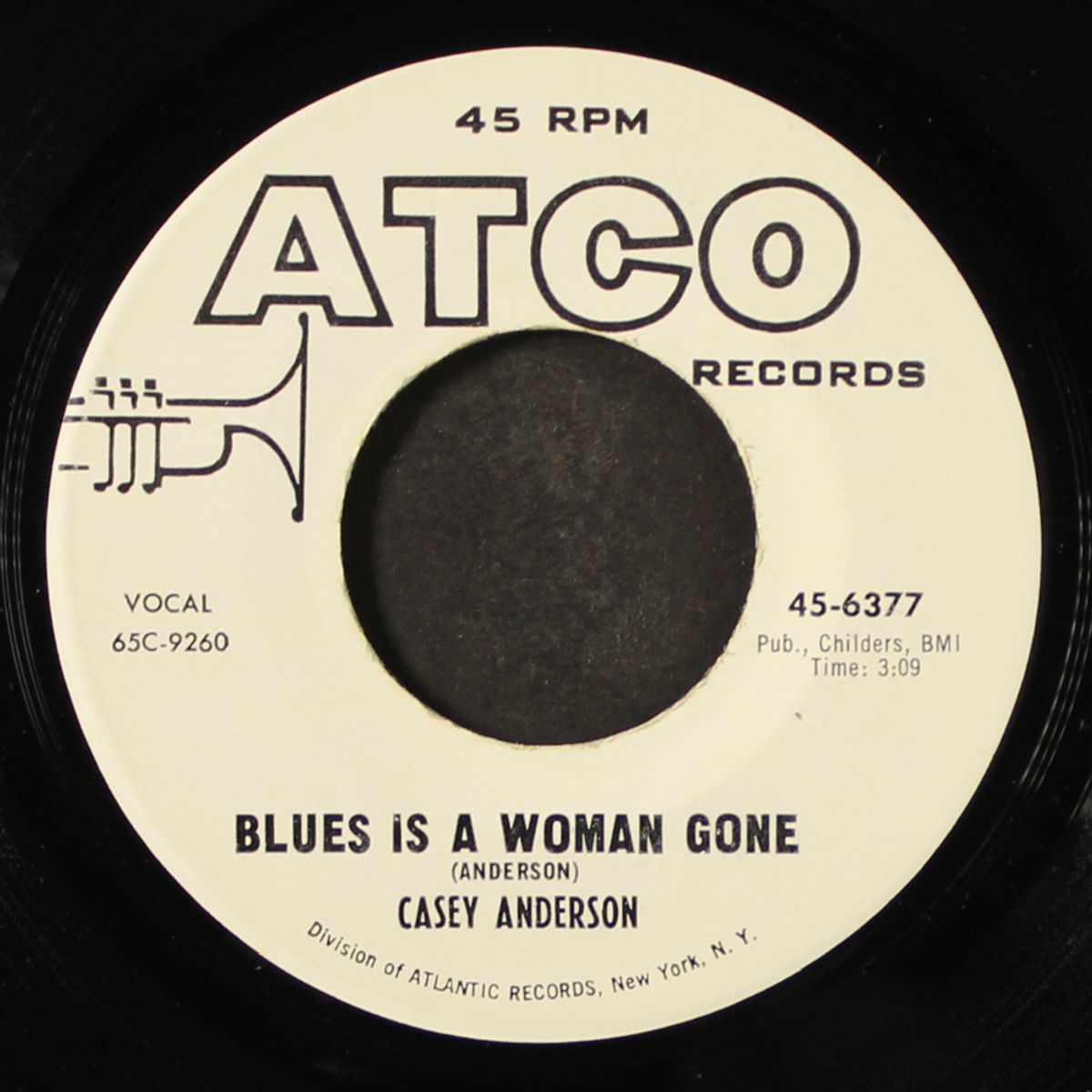 say yes / blues is a woman gone by CASEY ANDERSON