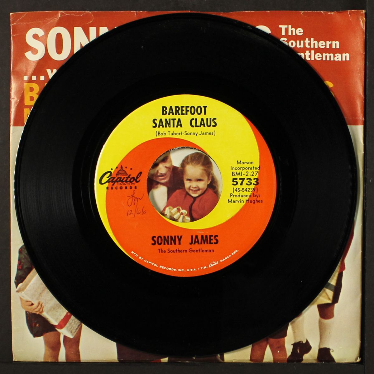 barefoot santa claus / my christmas dream by SONNY JAMES