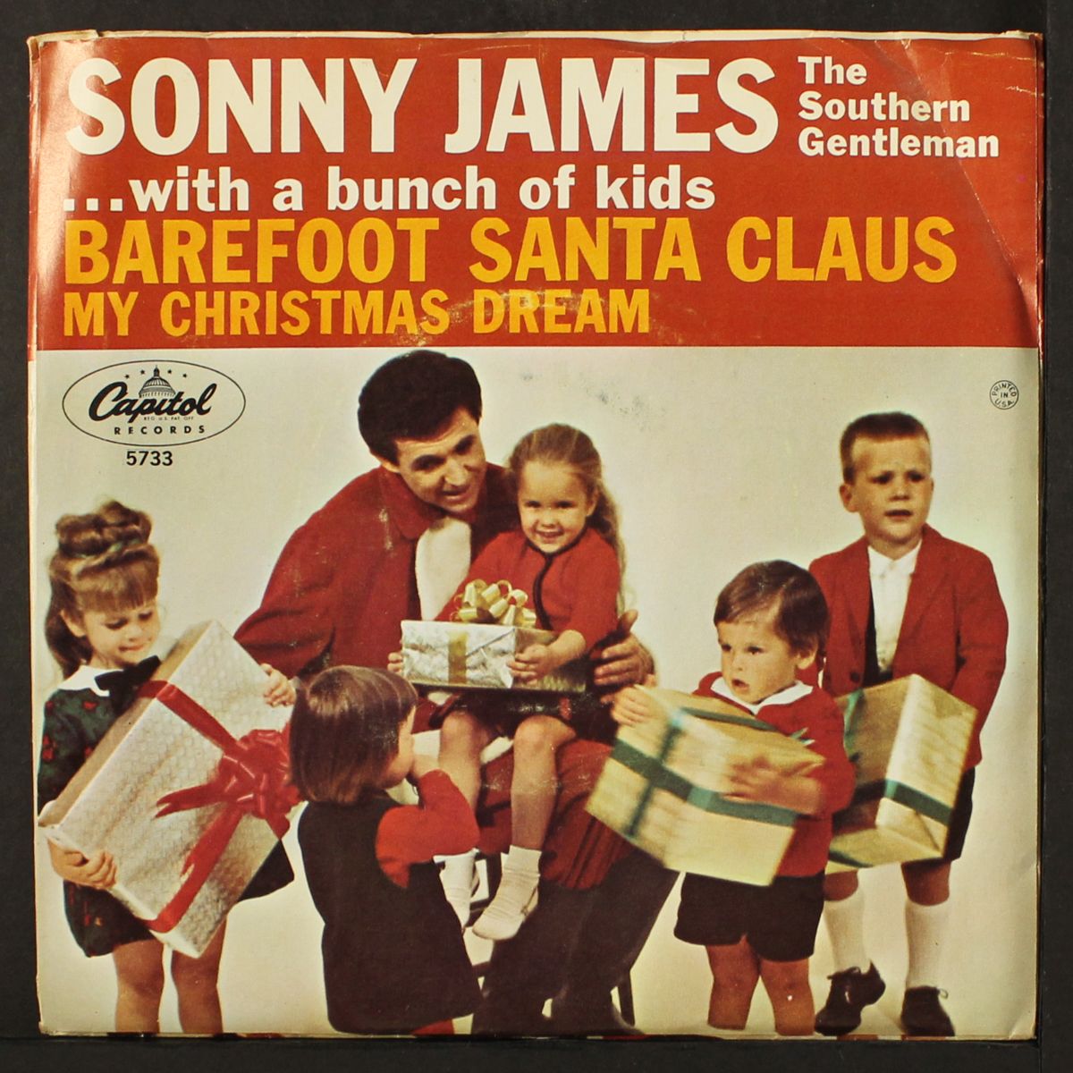 barefoot santa claus / my christmas dream by SONNY JAMES