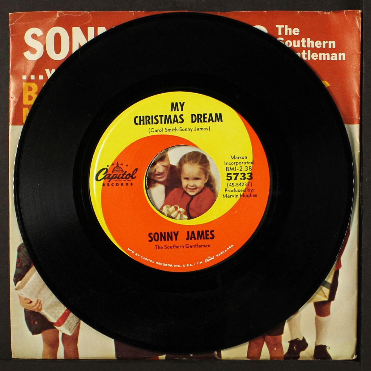 barefoot santa claus / my christmas dream by SONNY JAMES