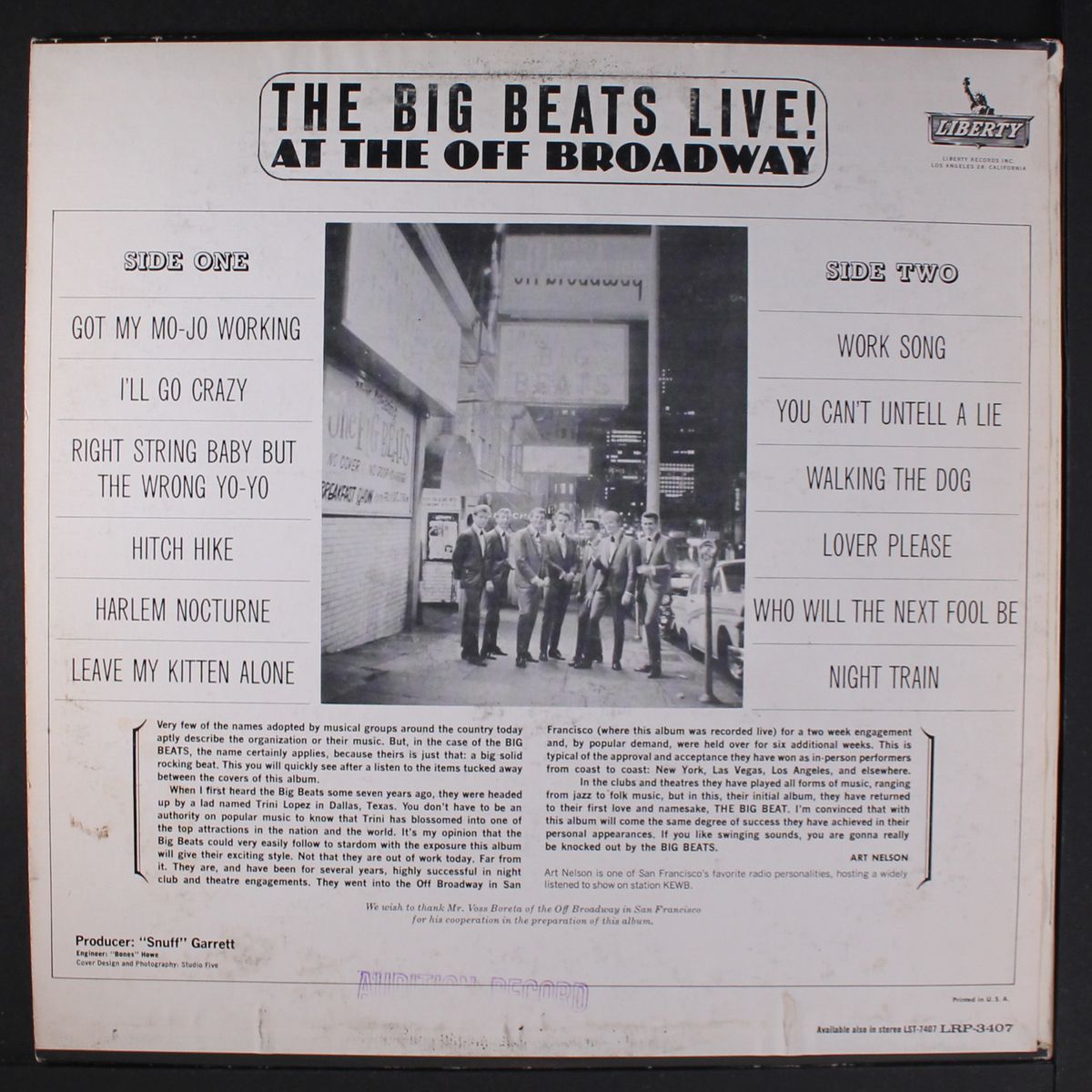 live! at the off broadway by BIG BEATS
