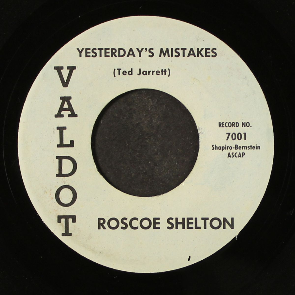 time and distance / yesterday's mistakes by ROSCOE SHELTON