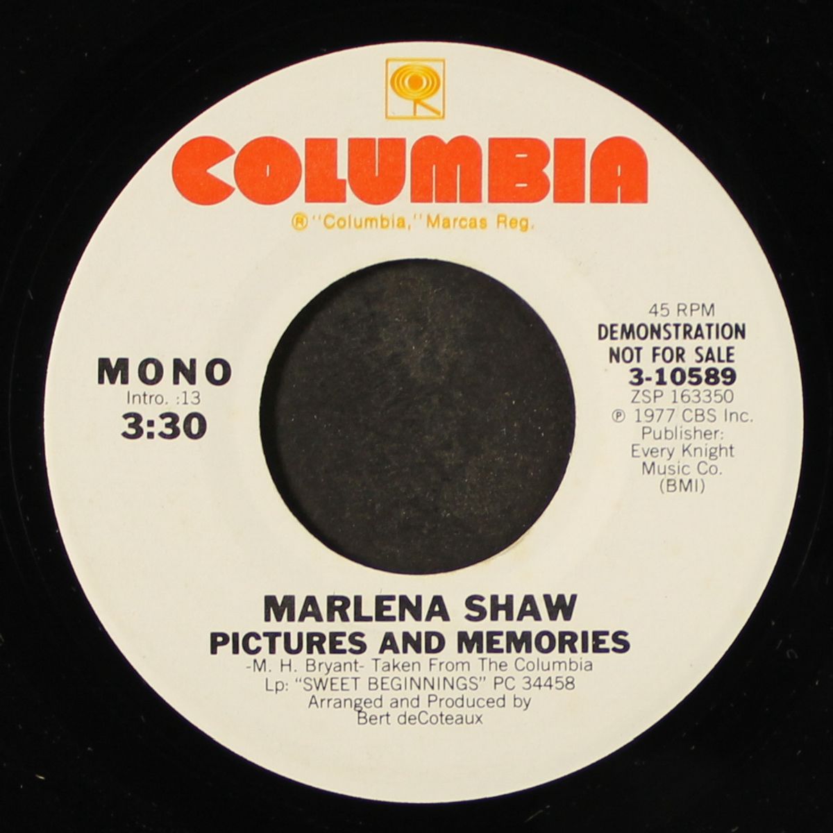 pictures and memories / mono by MARLENA SHAW
