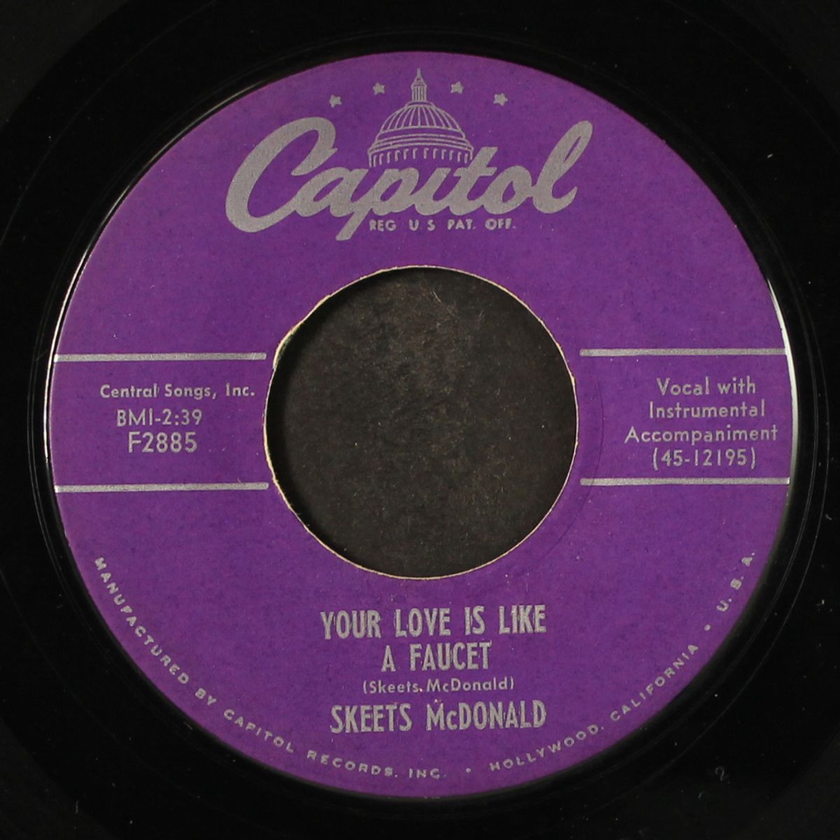 your love is like a faucet / but i do by SKEETS MCDONALD