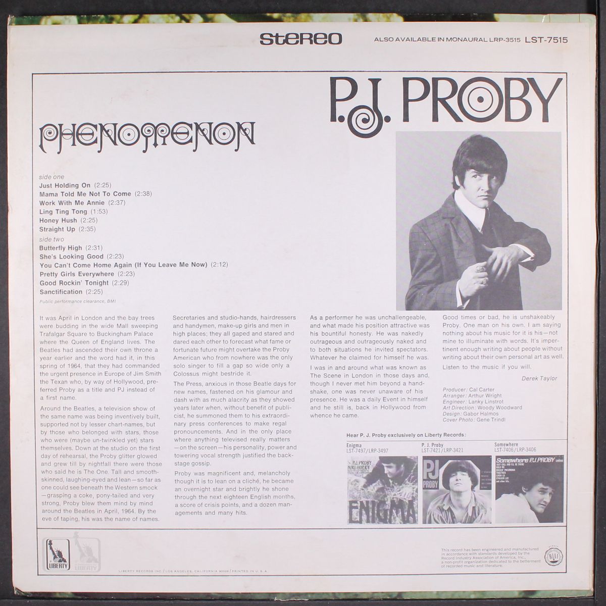 phenomenon by P.J. PROBY