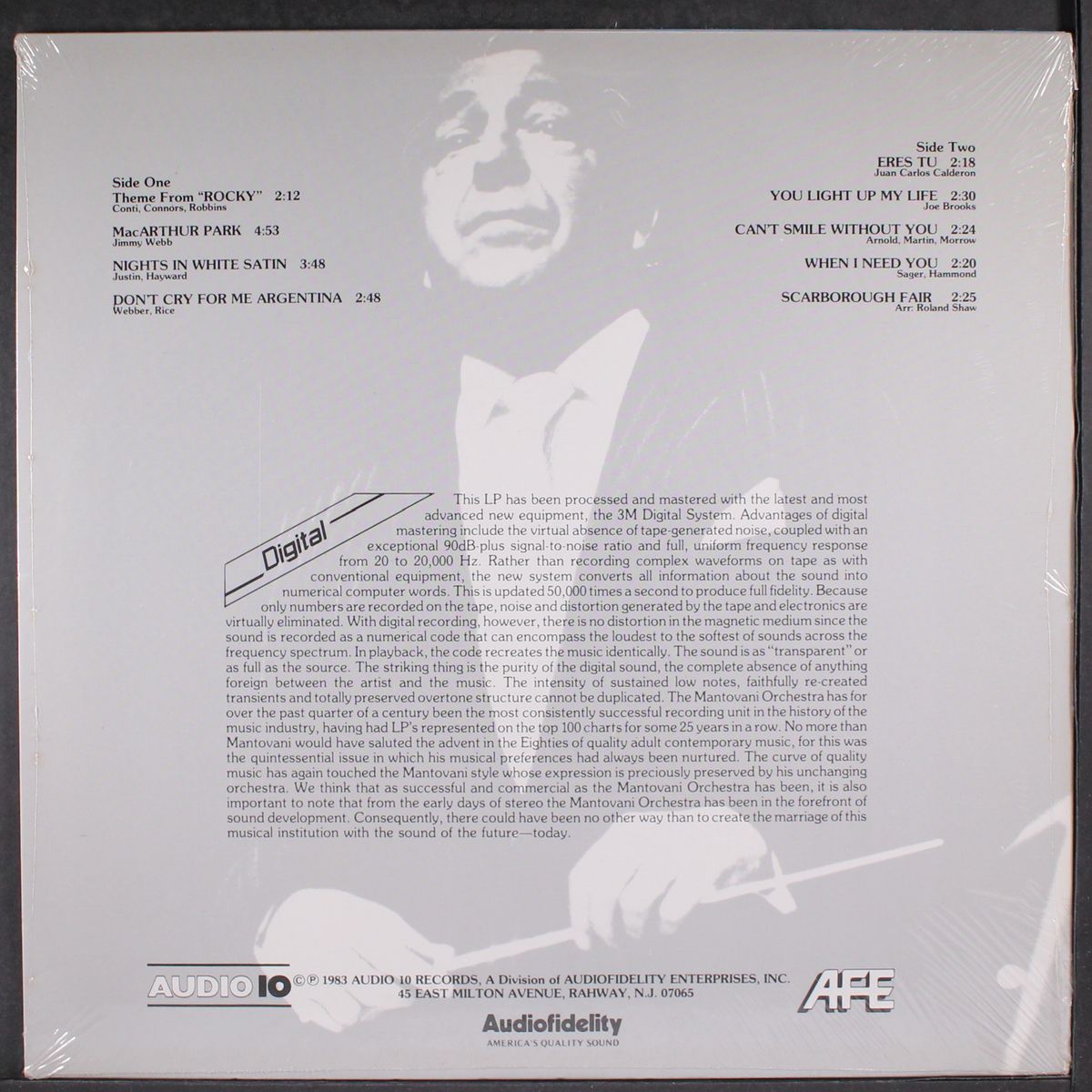 a legend of music vol. i by MANTOVANI