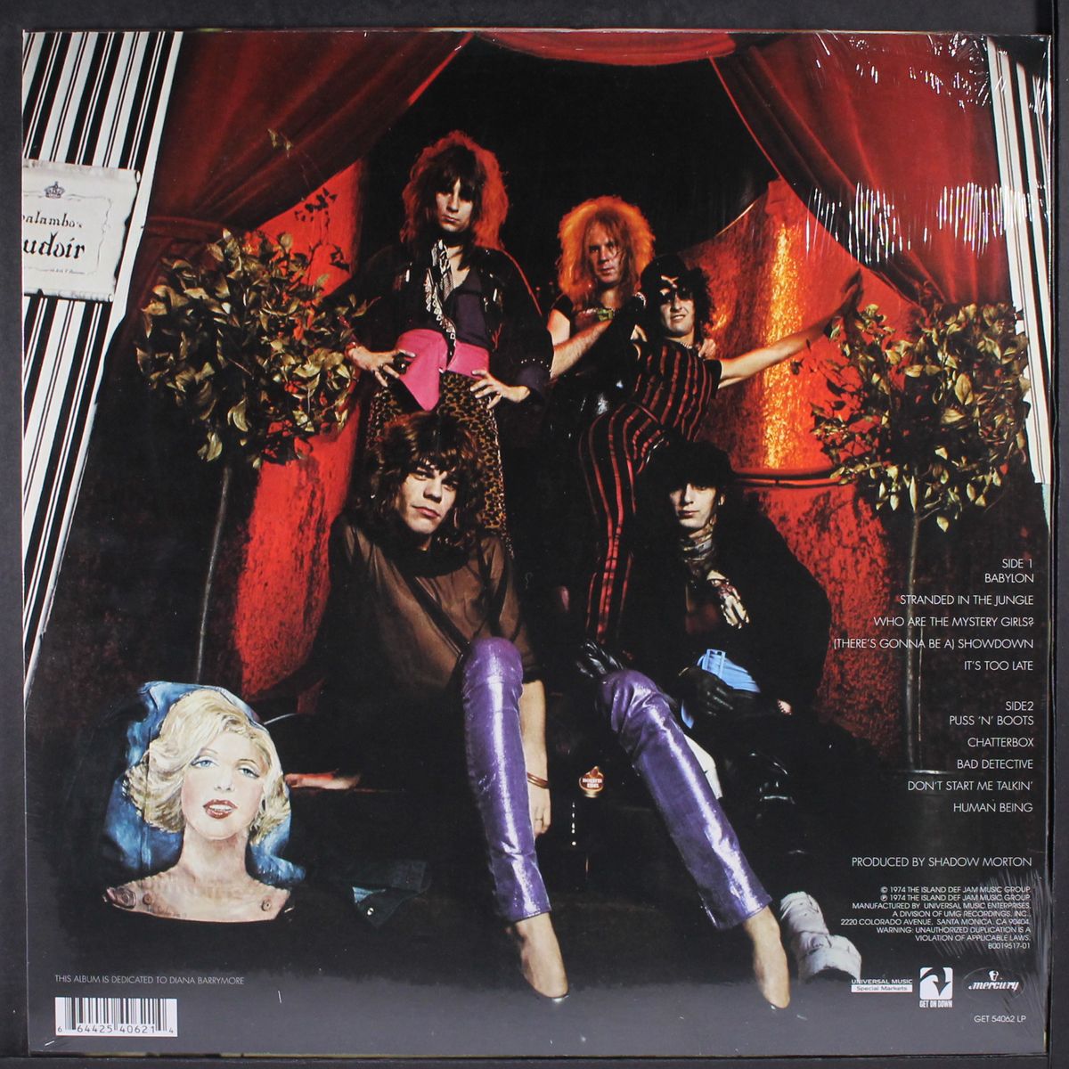 too much too soon by NEW YORK DOLLS