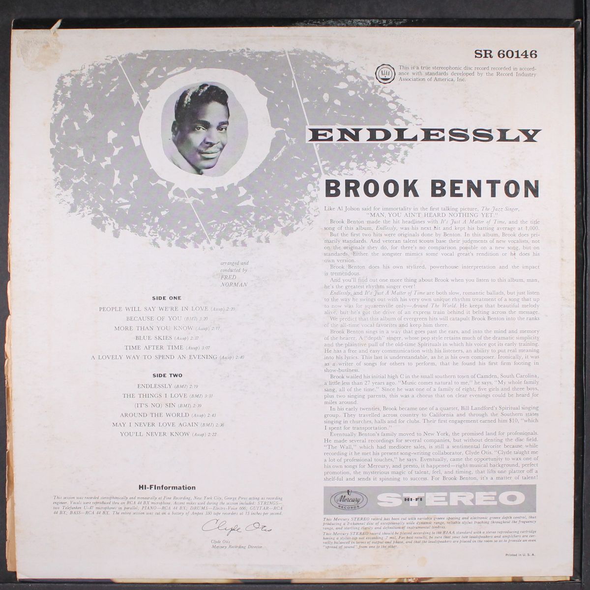 endlessly by BROOK BENTON