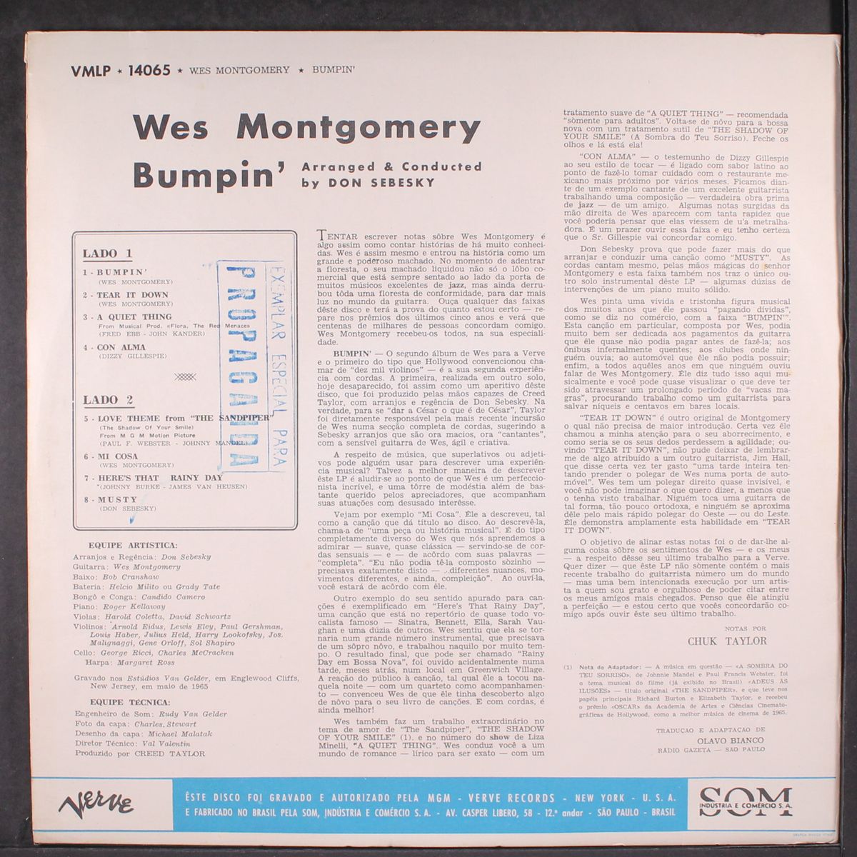 bumpin' by WES MONTGOMERY