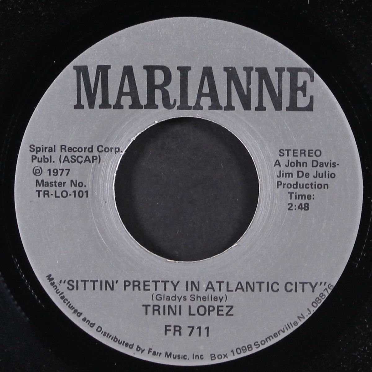you say something nice / sittin' pretty in atlantic city by TRINI LOPEZ