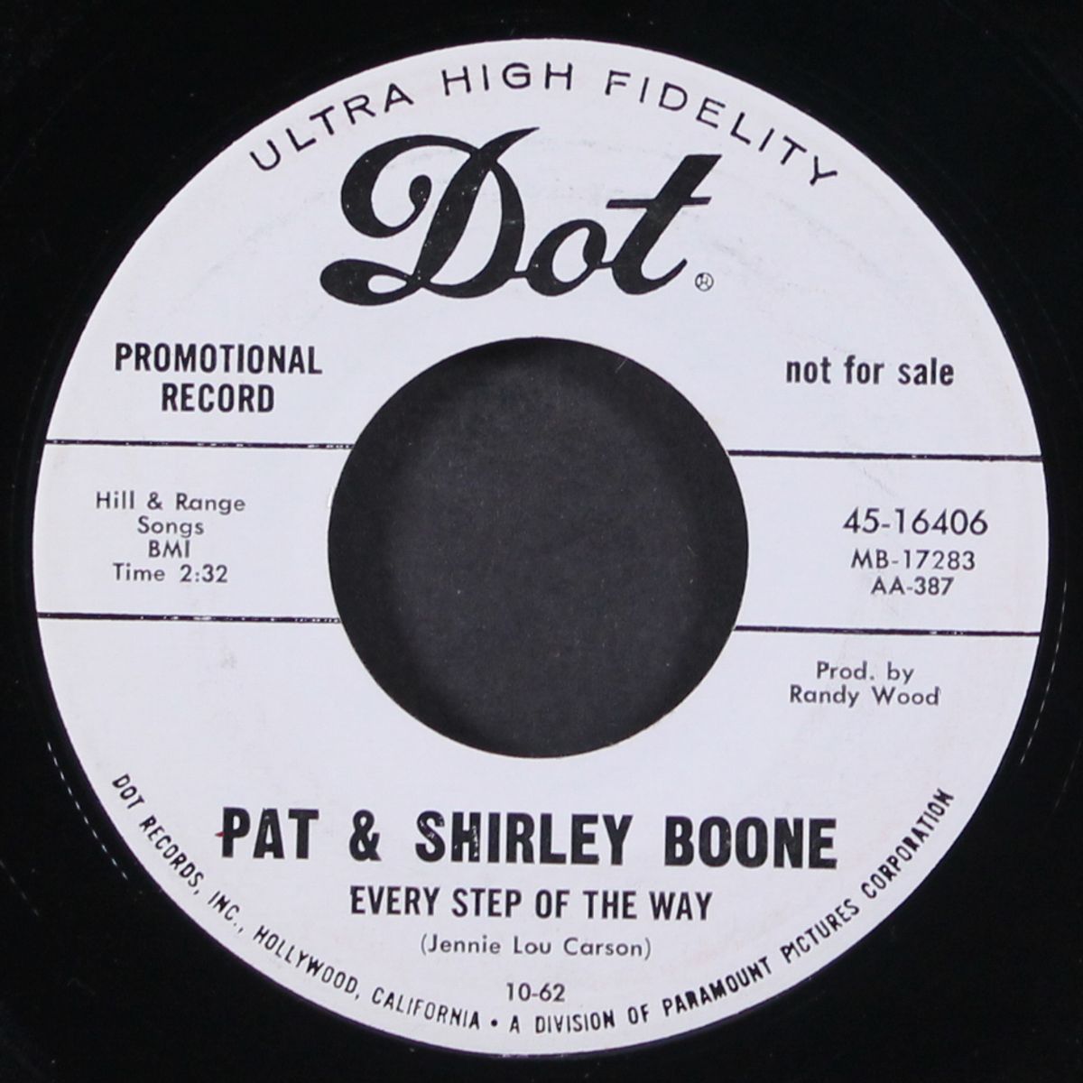 blues stay away from me / every step of the way by PAT & SHIRLEY BOONE
