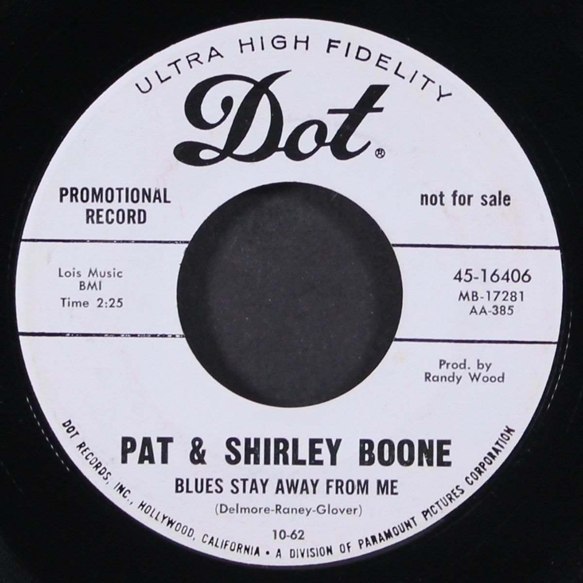 blues stay away from me / every step of the way by PAT & SHIRLEY BOONE