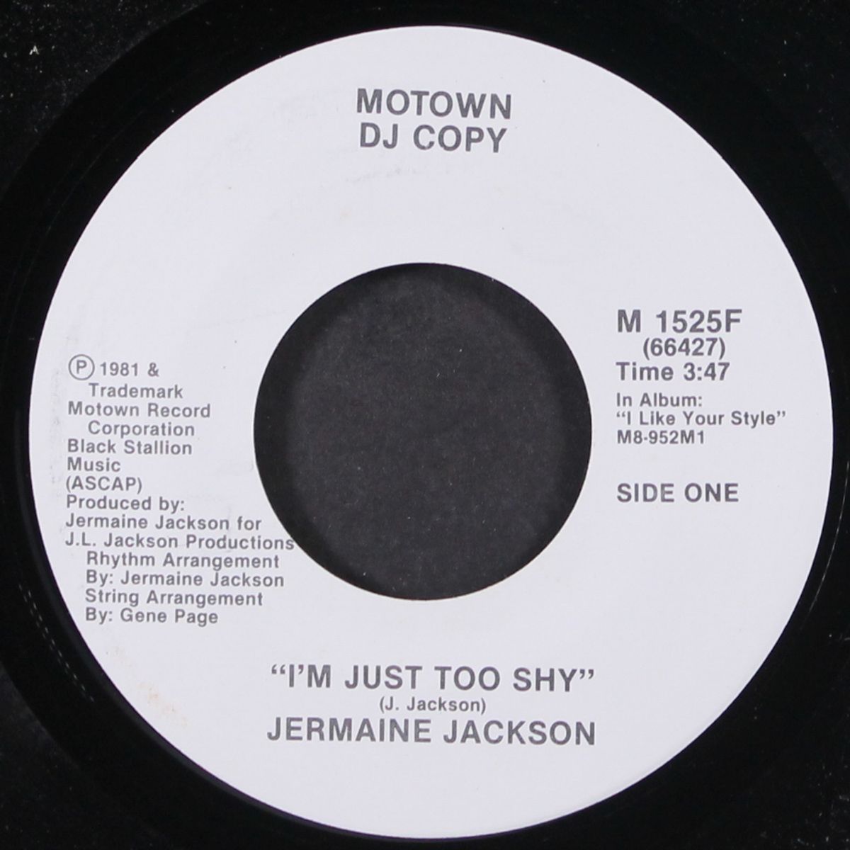 i'm just too shy / same by JERMAINE JACKSON