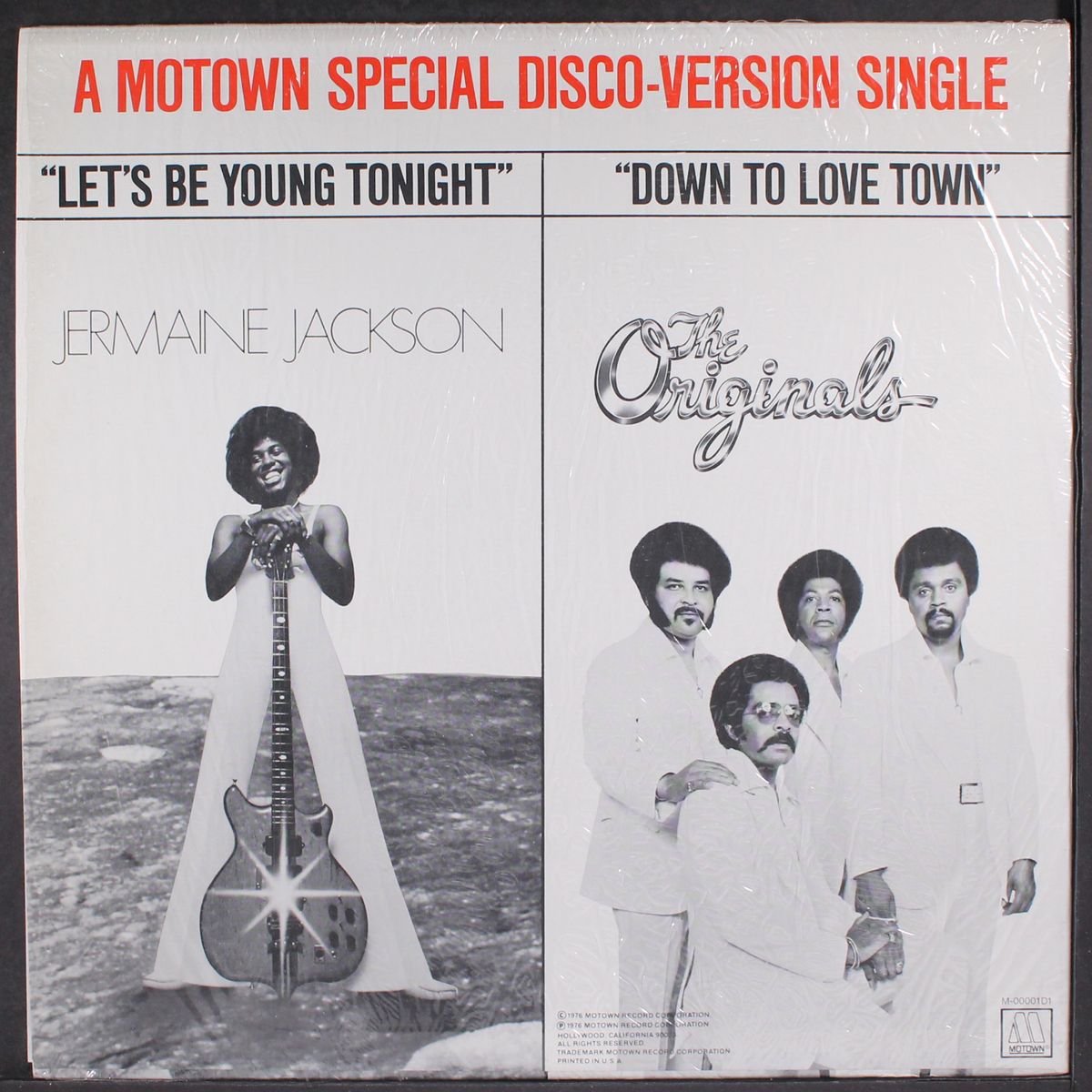 down to love town / let's be young tonight by ORIGINALS / JERMAINE JACKSON
