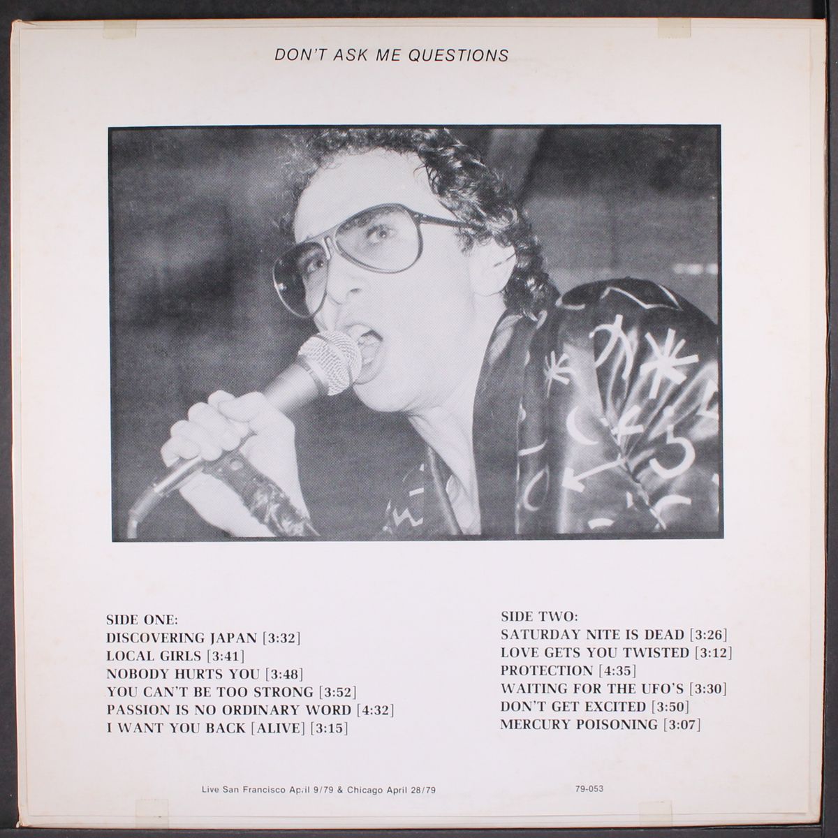 don't ask me questions by GRAHAM PARKER