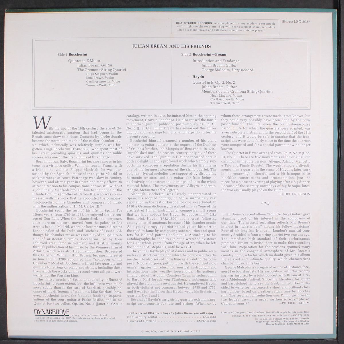 and his friends by JULIAN BREAM