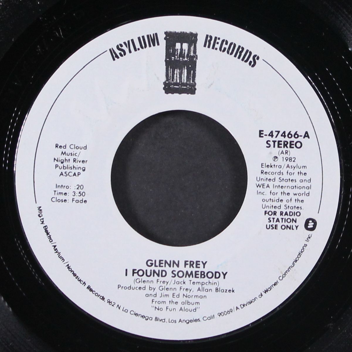 i found somebody / mono by GLENN FREY